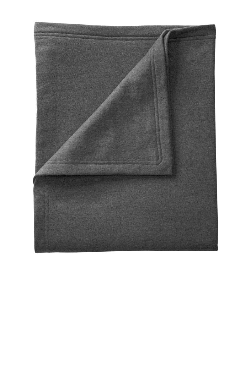 Port Sweatshirts/Fleece OSFA / Dark Heather Grey Port & Company ®  Core Fleece Sweatshirt Blanket. BP78