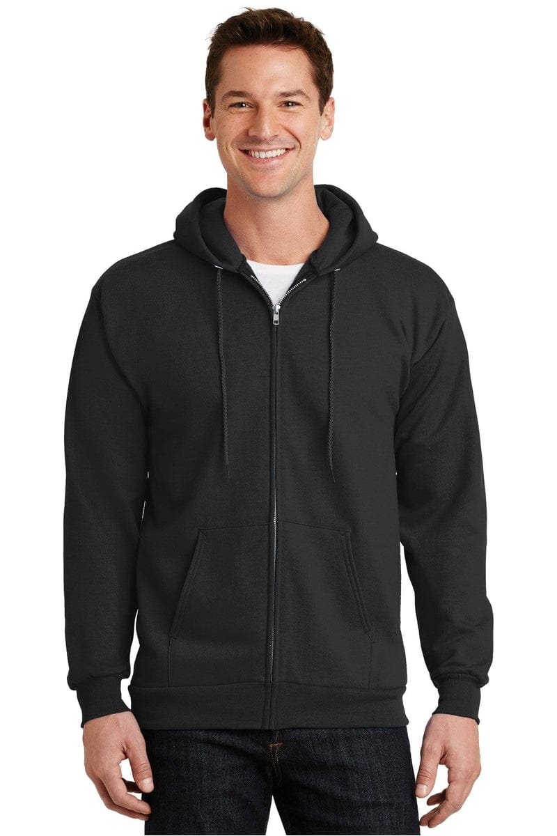 Port Sweatshirts/Fleece Port & Company ®  -  Essential Fleece Full-Zip Hooded Sweatshirt.  PC90ZH