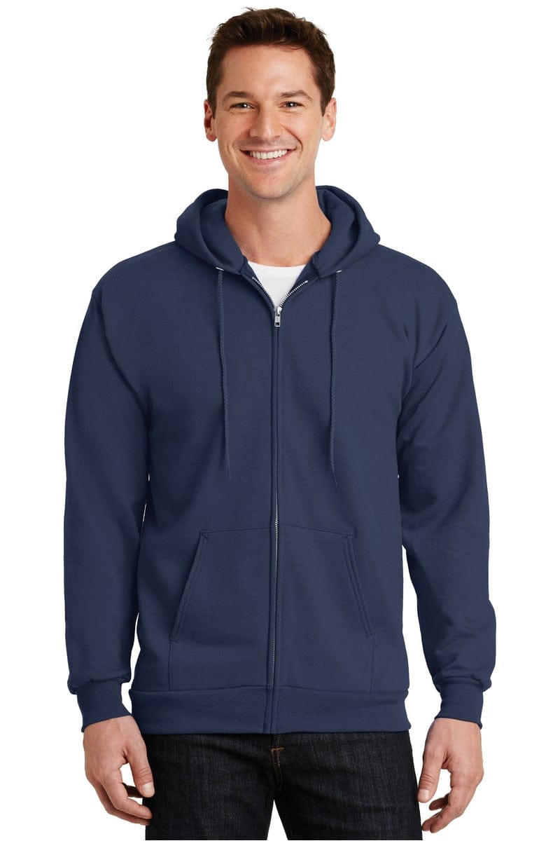 Port Sweatshirts/Fleece Port & Company ®  -  Essential Fleece Full-Zip Hooded Sweatshirt.  PC90ZH
