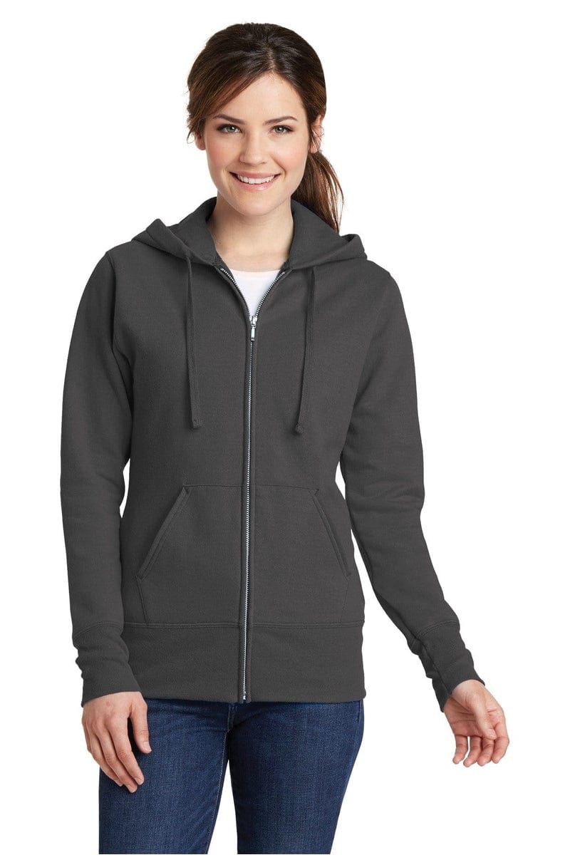 Port Sweatshirts/Fleece Port & Company ®  Ladies Core Fleece Full-Zip Hooded Sweatshirt. LPC78ZH