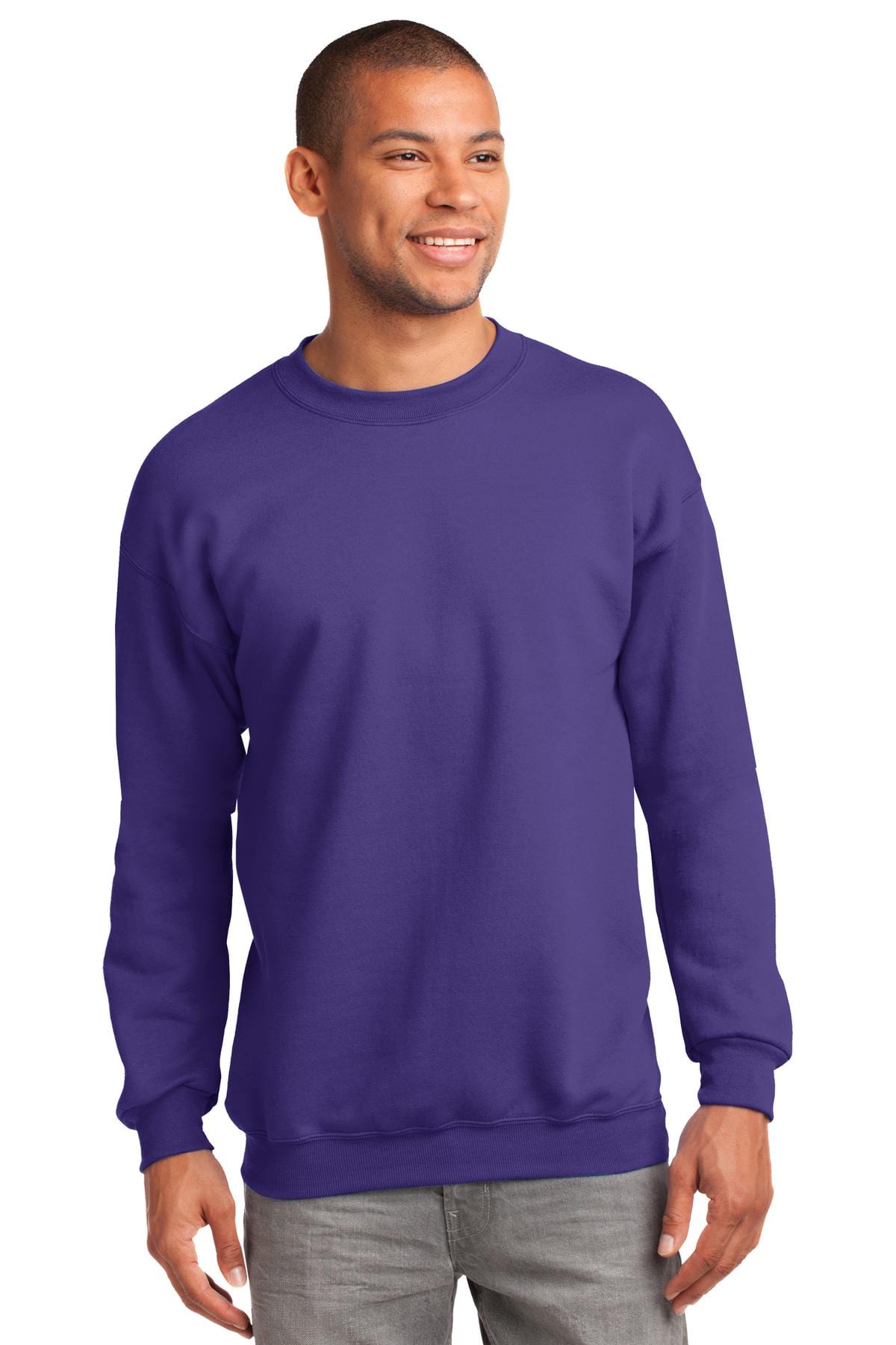 Port Sweatshirts/Fleece Port & Company ®  Tall Essential Fleece Crewneck Sweatshirt. PC90T