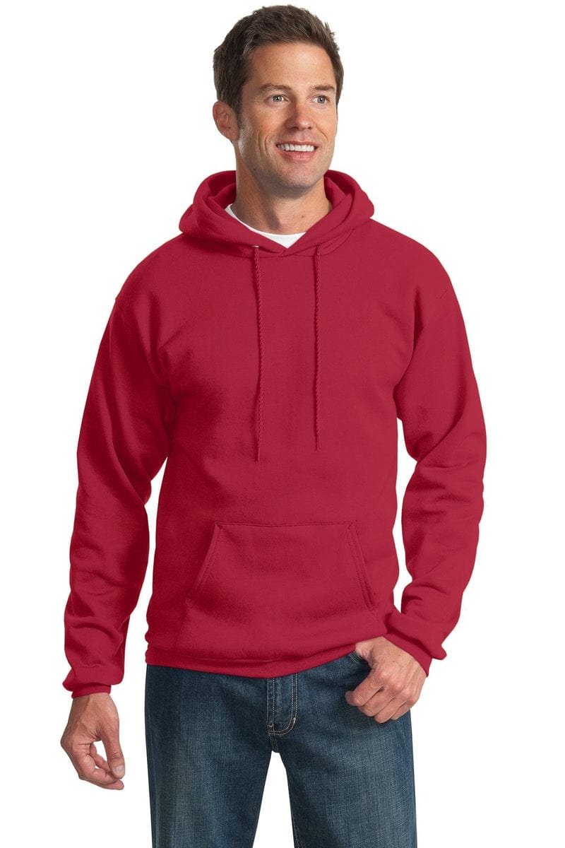 Port Sweatshirts/Fleece Port & Company ®  Tall Essential Fleece Pullover Hooded Sweatshirt. PC90HT