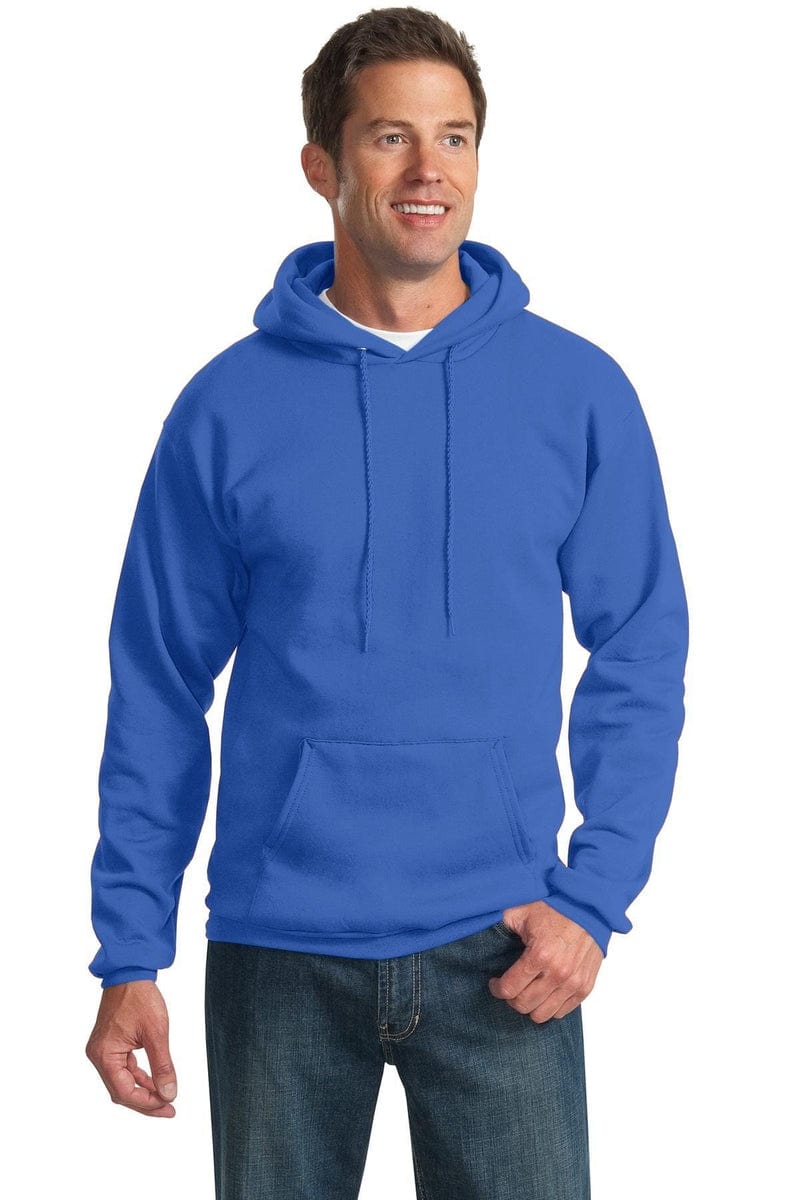 Port Sweatshirts/Fleece Port & Company ®  Tall Essential Fleece Pullover Hooded Sweatshirt. PC90HT