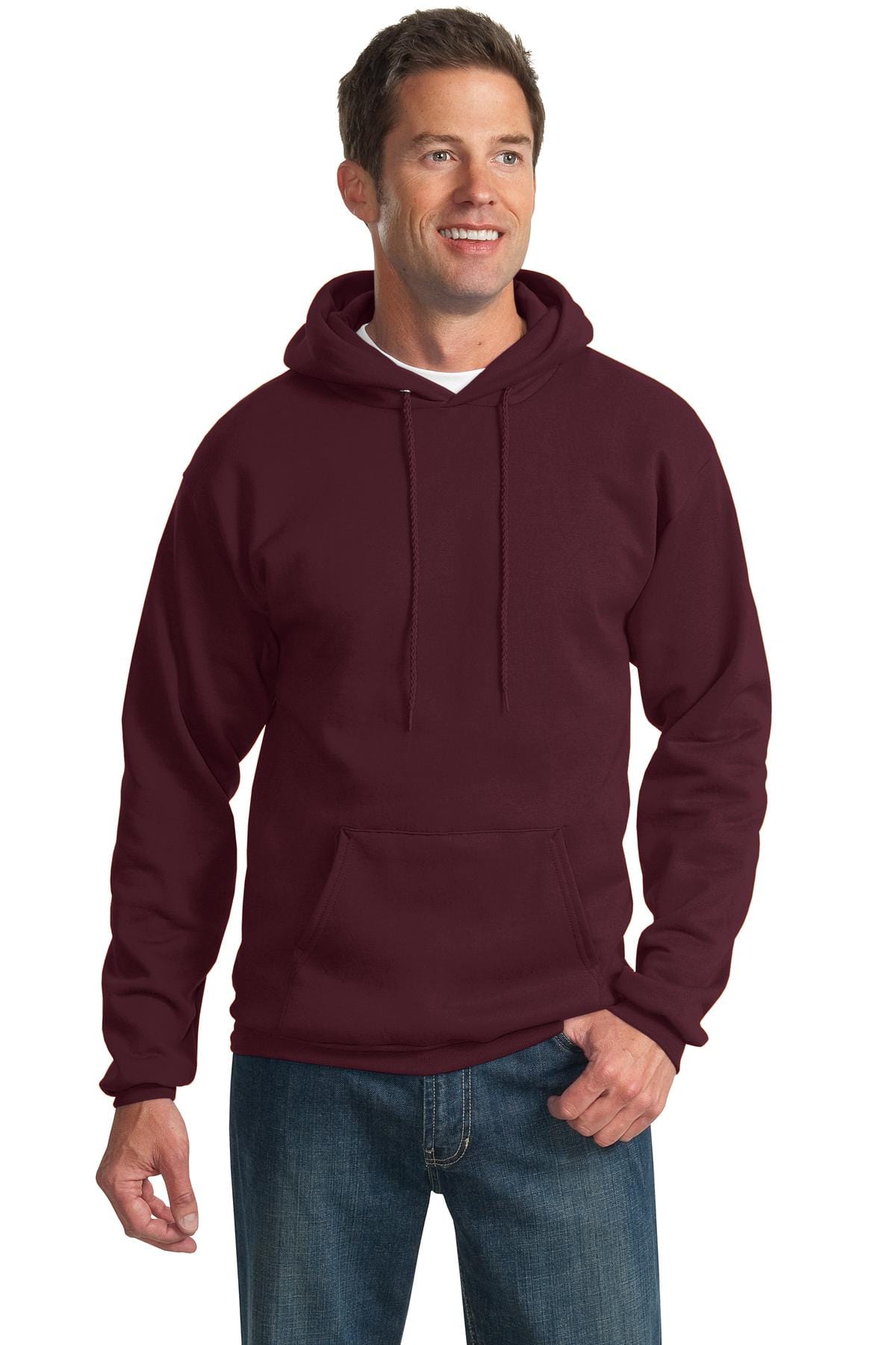 Port Sweatshirts/Fleece Port & Company ®  Tall Essential Fleece Pullover Hooded Sweatshirt. PC90HT