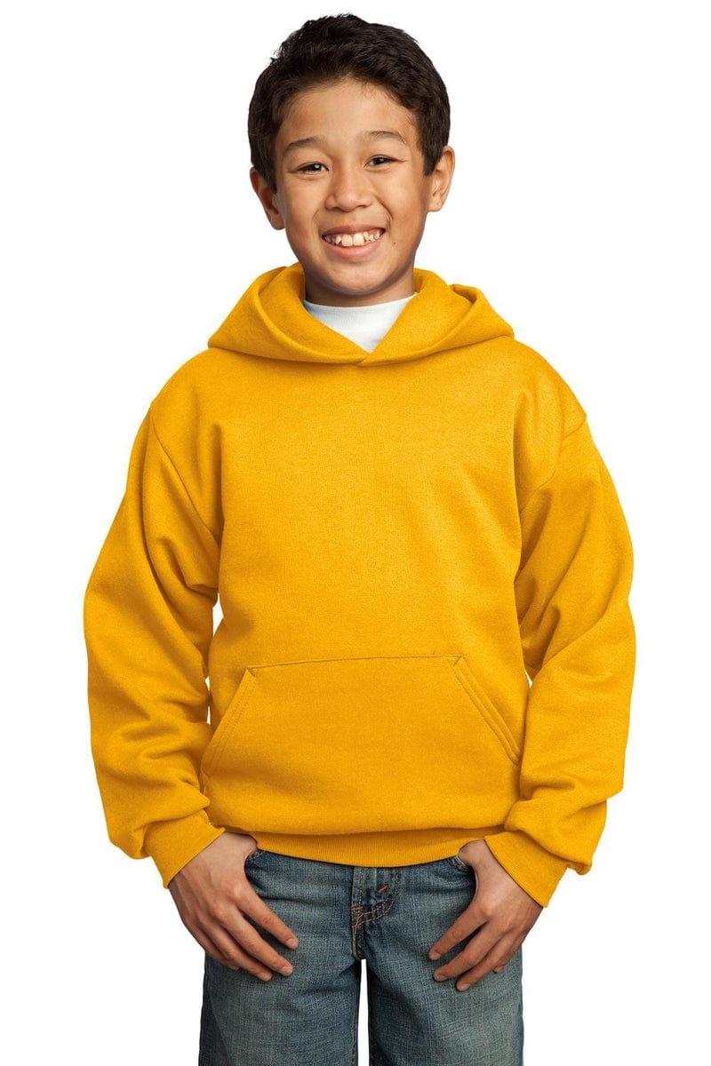 Port Sweatshirts/Fleece Port & Company ®  - Youth Core Fleece Pullover Hooded Sweatshirt.  PC90YH