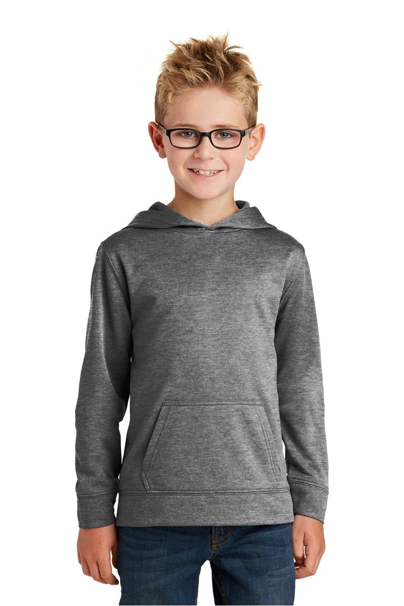 Port Sweatshirts/Fleece Port & Company ®  - Youth Core Fleece Pullover Hooded Sweatshirt.  PC90YH, Basic Colors