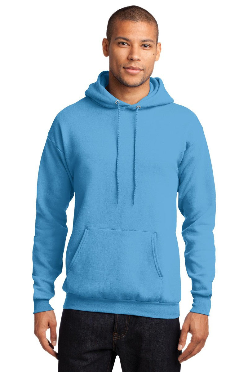Port Sweatshirts/Fleece S / Aquatic Blue Port & Company PC78H: Core Fleece Pullover Hooded Sweatshirt
