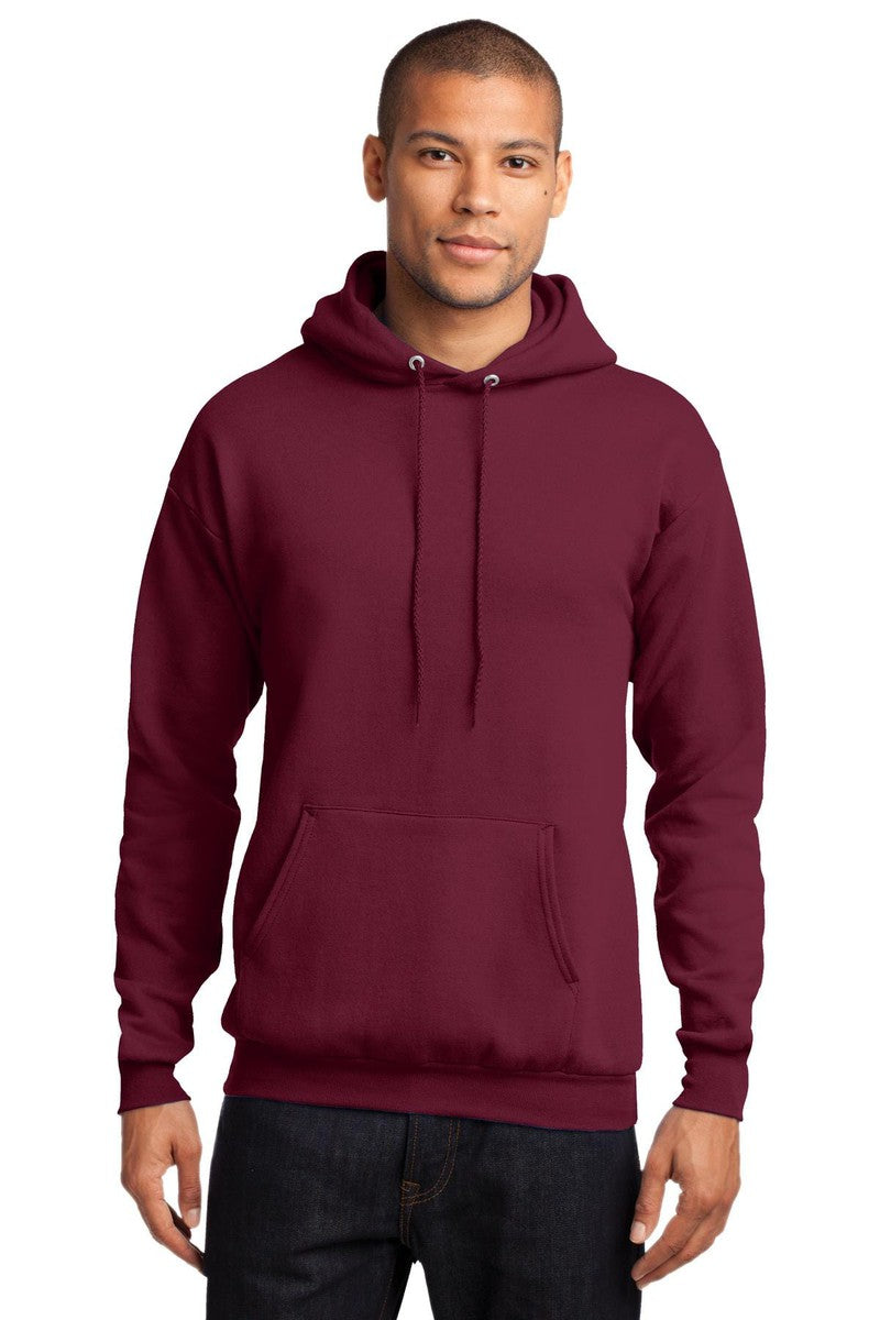 Port Sweatshirts/Fleece S / Cardinal Port & Company PC78H: Core Fleece Pullover Hooded Sweatshirt