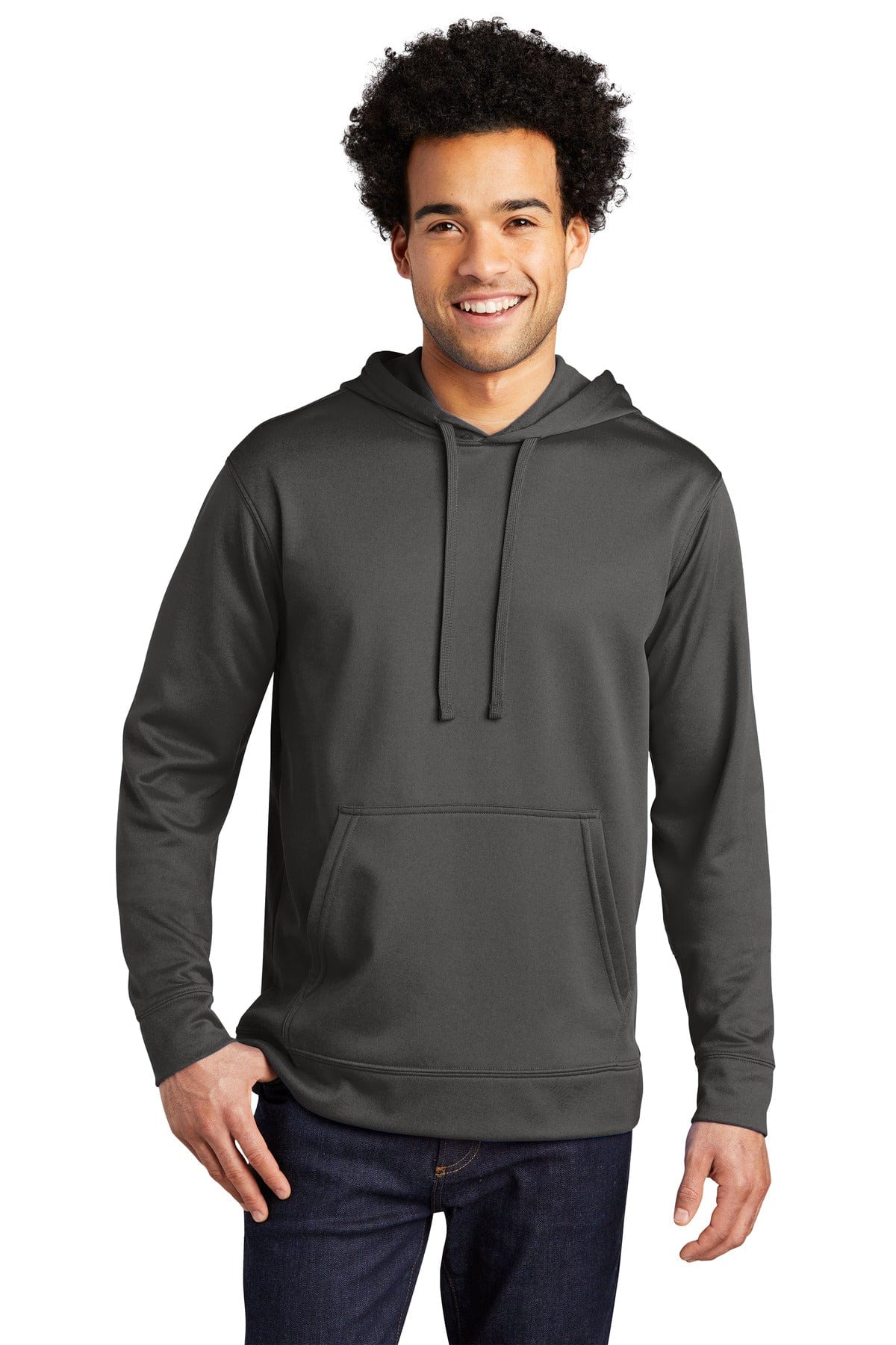 Port Sweatshirts/Fleece S / Charcoal Port & Company ®  Performance Fleece Pullover Hooded Sweatshirt. PC590H
