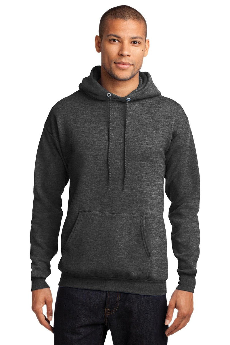 Port Sweatshirts/Fleece S / Dark Heather Grey Port & Company PC78H: Core Fleece Pullover Hooded Sweatshirt