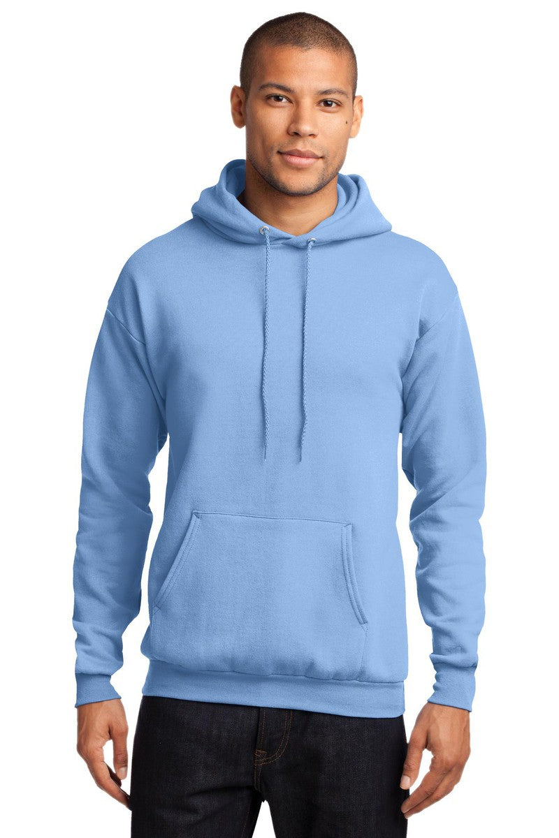 Port Sweatshirts/Fleece S / Light Blue Port & Company PC78H: Core Fleece Pullover Hooded Sweatshirt
