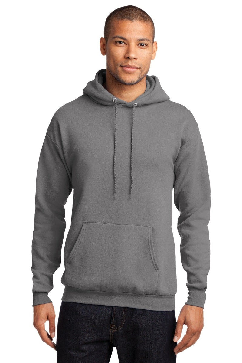 Port Sweatshirts/Fleece S / Medium Grey Port & Company PC78H: Core Fleece Pullover Hooded Sweatshirt