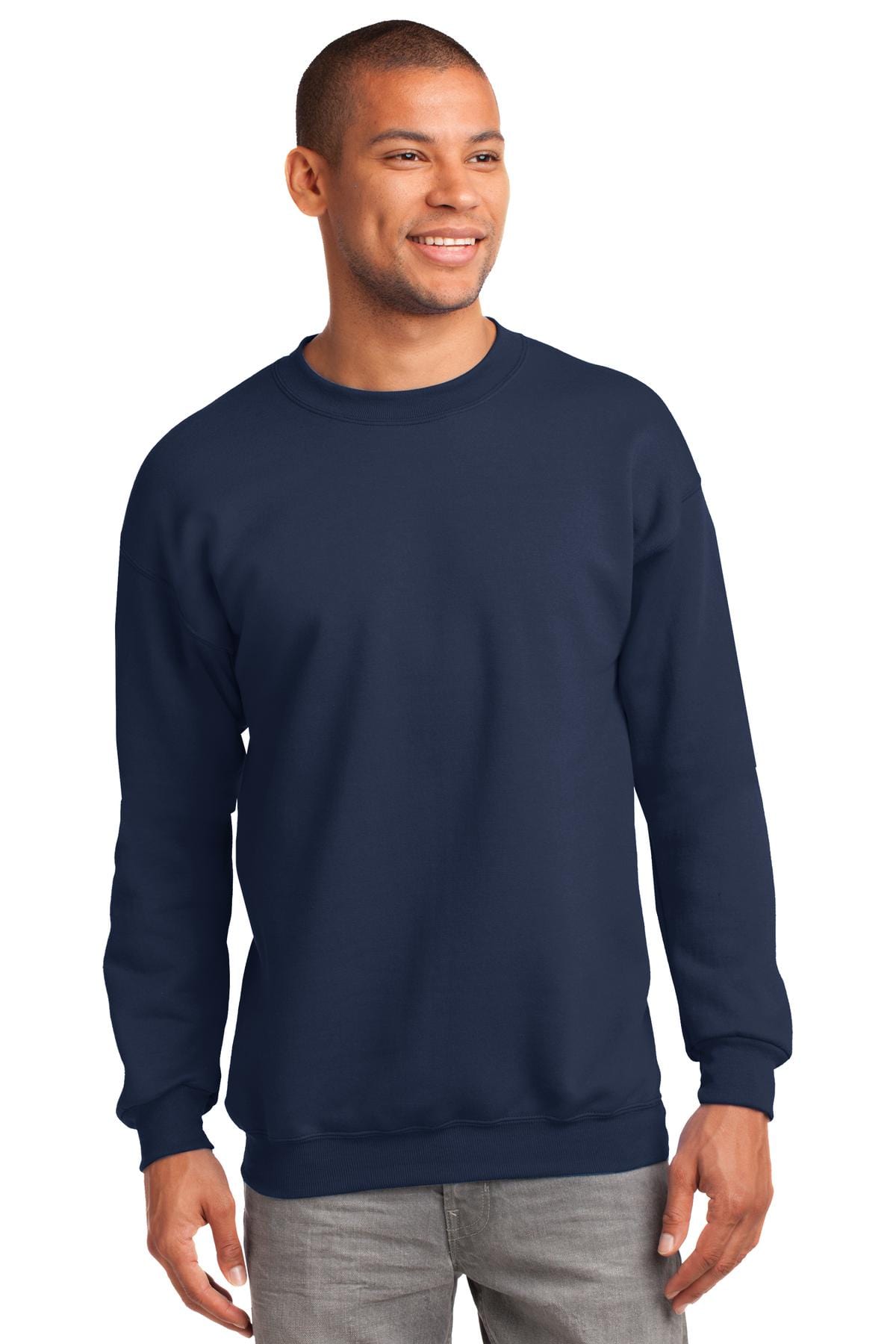 Port Sweatshirts/Fleece S / Navy Port & Company ®  - Essential Fleece Crewneck Sweatshirt.  PC90
