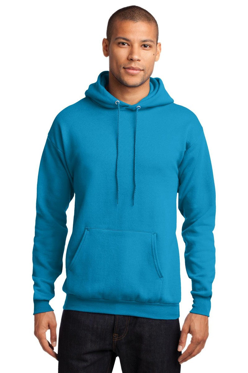 Port Sweatshirts/Fleece S / Neon Blue Port & Company PC78H: Core Fleece Pullover Hooded Sweatshirt