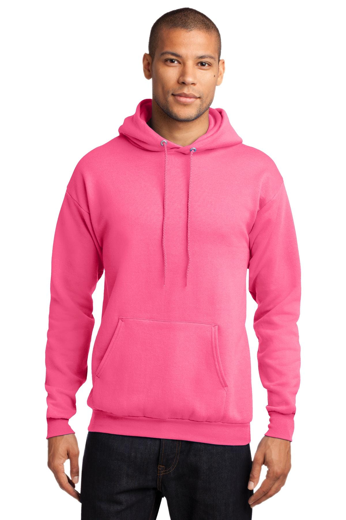 Port Sweatshirts/Fleece S / Neon Pink Port & Company ®  - Core Fleece Pullover Hooded Sweatshirt. PC78H