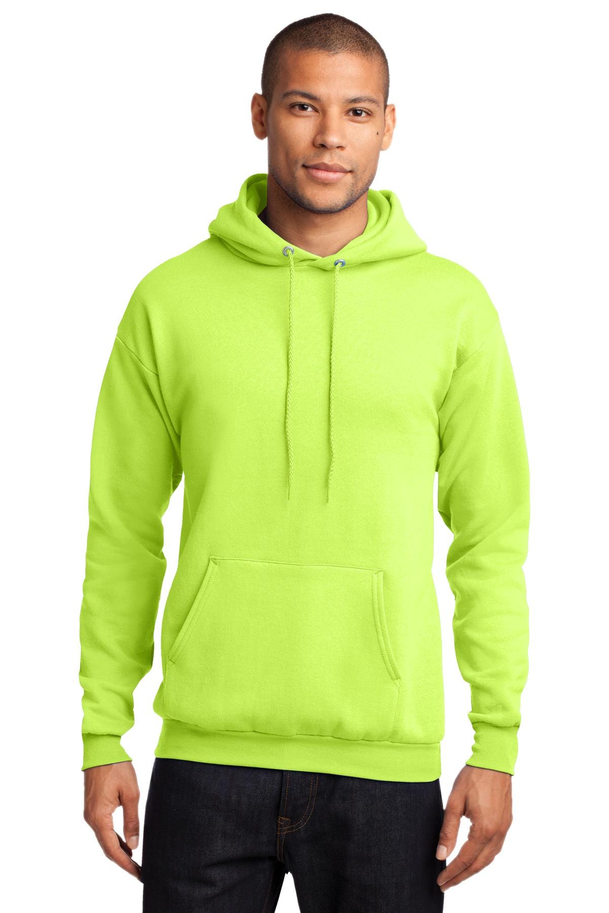 Port Sweatshirts/Fleece S / Neon Yellow Port & Company ®  - Core Fleece Pullover Hooded Sweatshirt. PC78H