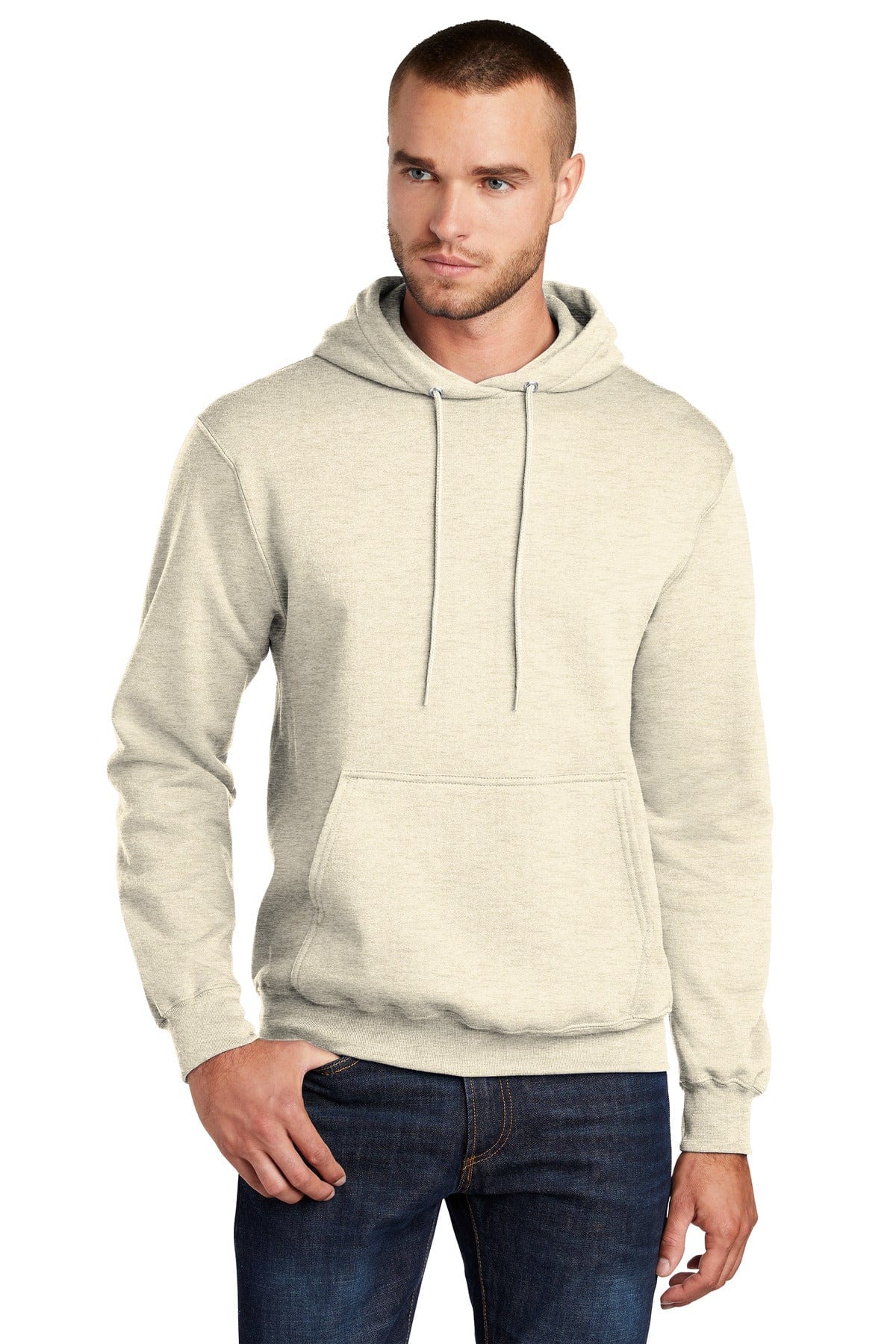 Port Sweatshirts/Fleece S / Oatmeal Heather Port & Company ®  - Core Fleece Pullover Hooded Sweatshirt. PC78H
