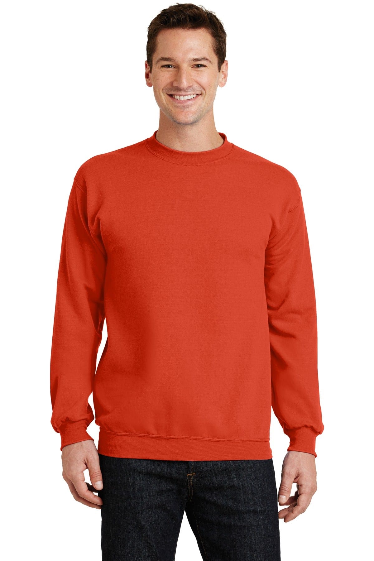 Port Sweatshirts/Fleece S / Orange Port & Company ®  - Core Fleece Crewneck Sweatshirt. PC78
