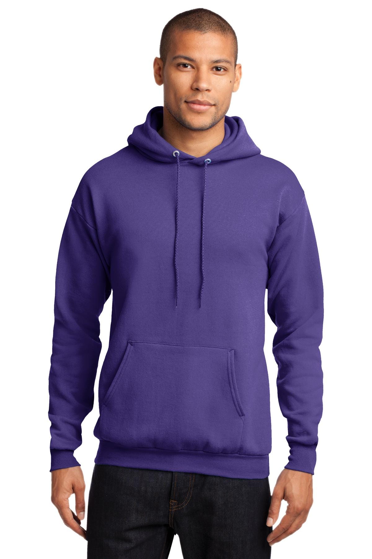 Port Sweatshirts/Fleece S / Purple Port & Company ®  - Core Fleece Pullover Hooded Sweatshirt. PC78H