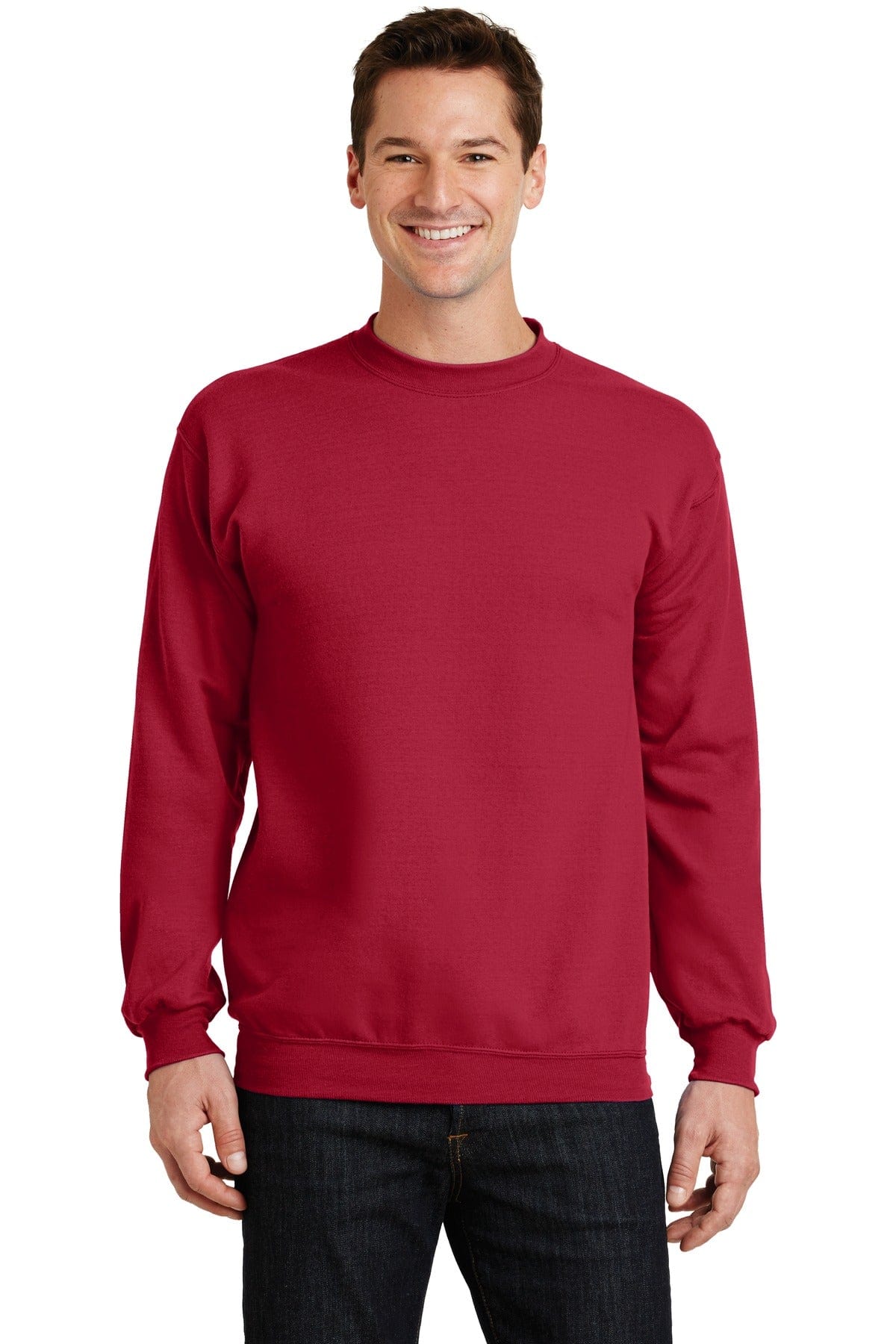 Port Sweatshirts/Fleece S / Red Port & Company - Core Fleece Crewneck Sweatshirt - PC78