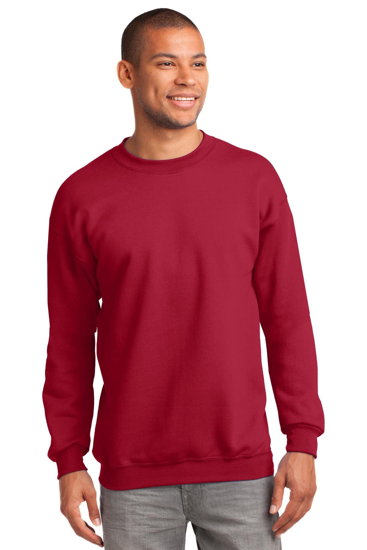 Port Sweatshirts/Fleece S / Red Port & Company ®  - Essential Fleece Crewneck Sweatshirt.  PC90