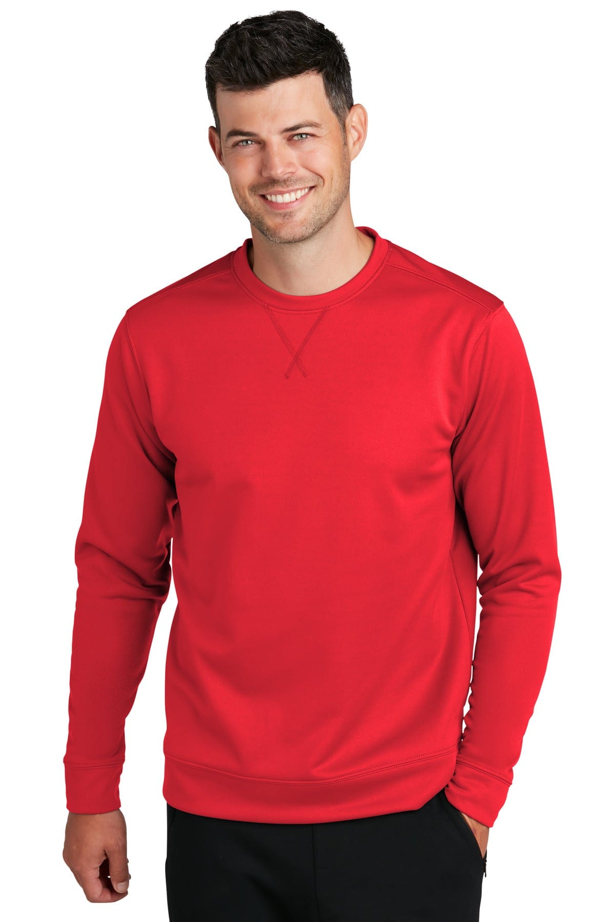 Port Sweatshirts/Fleece S / Red Port & Company ® Performance Fleece Crewneck Sweatshirt. PC590
