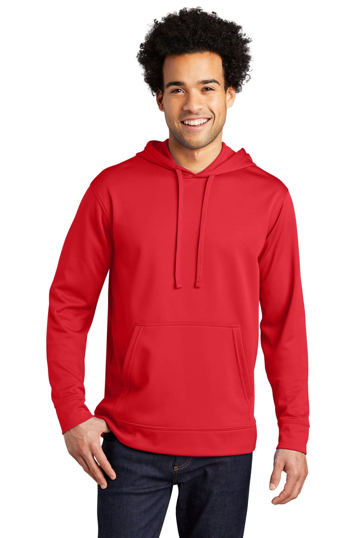 Port Sweatshirts/Fleece S / Red Port & Company ®  Performance Fleece Pullover Hooded Sweatshirt. PC590H