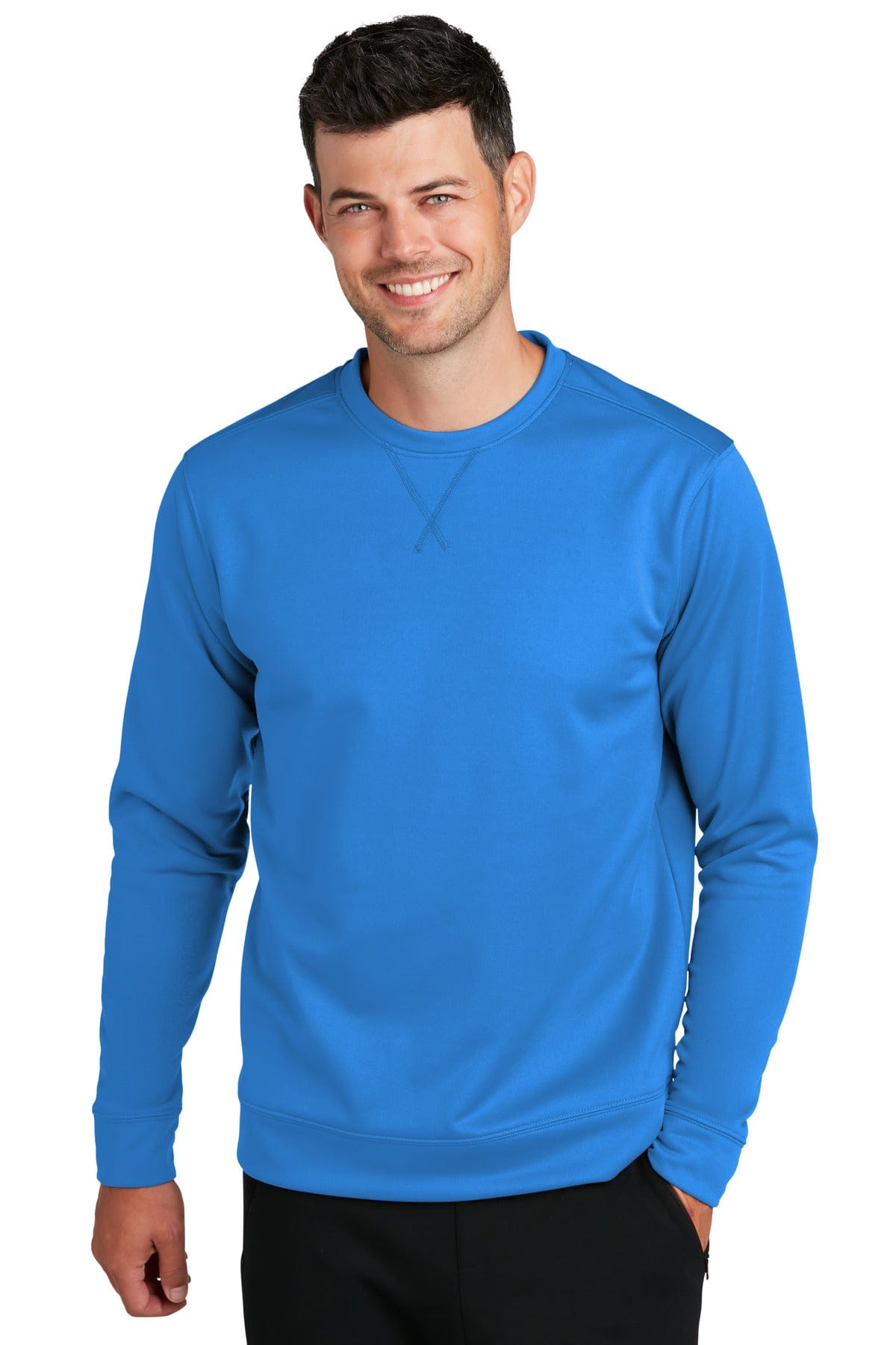 Port Sweatshirts/Fleece S / Royal Port & Company ® Performance Fleece Crewneck Sweatshirt. PC590