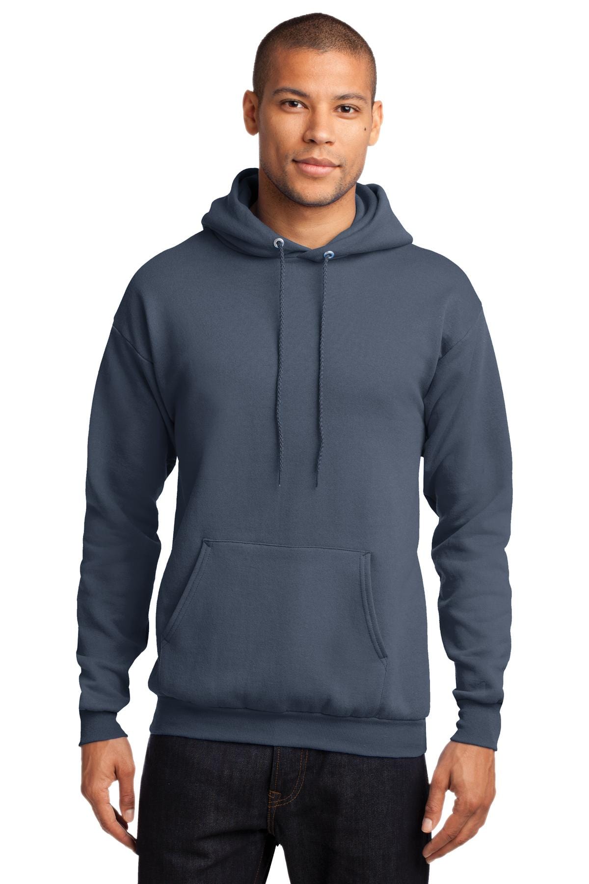 Port Sweatshirts/Fleece S / Steel Blue Port & Company ®  - Core Fleece Pullover Hooded Sweatshirt. PC78H