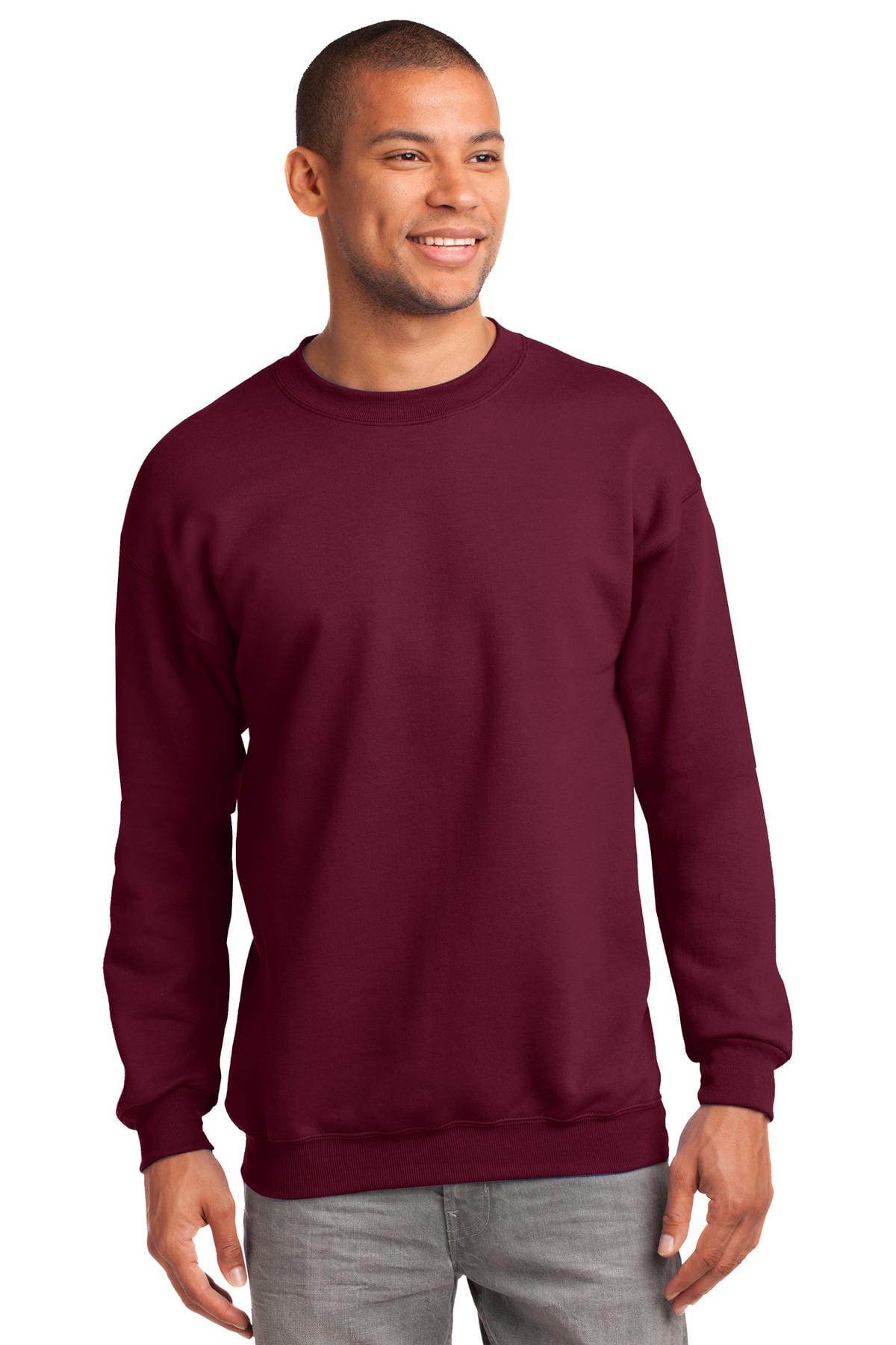 Port Sweatshirts/Fleece XL / Cardinal Port & Company ®  - Essential Fleece Crewneck Sweatshirt.  PC90