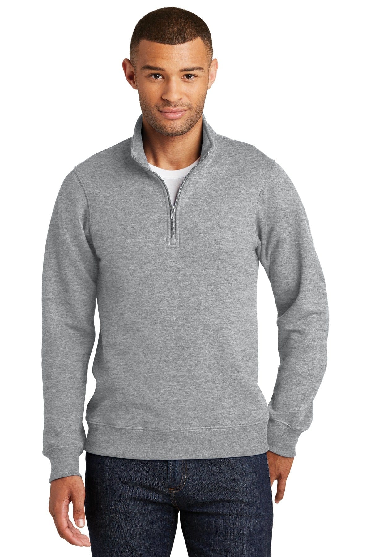 Port Sweatshirts/Fleece XS / Athletic Heather Port & Company® Fan Favorite Fleece 1/4-Zip Pullover Sweatshirt. PC850Q