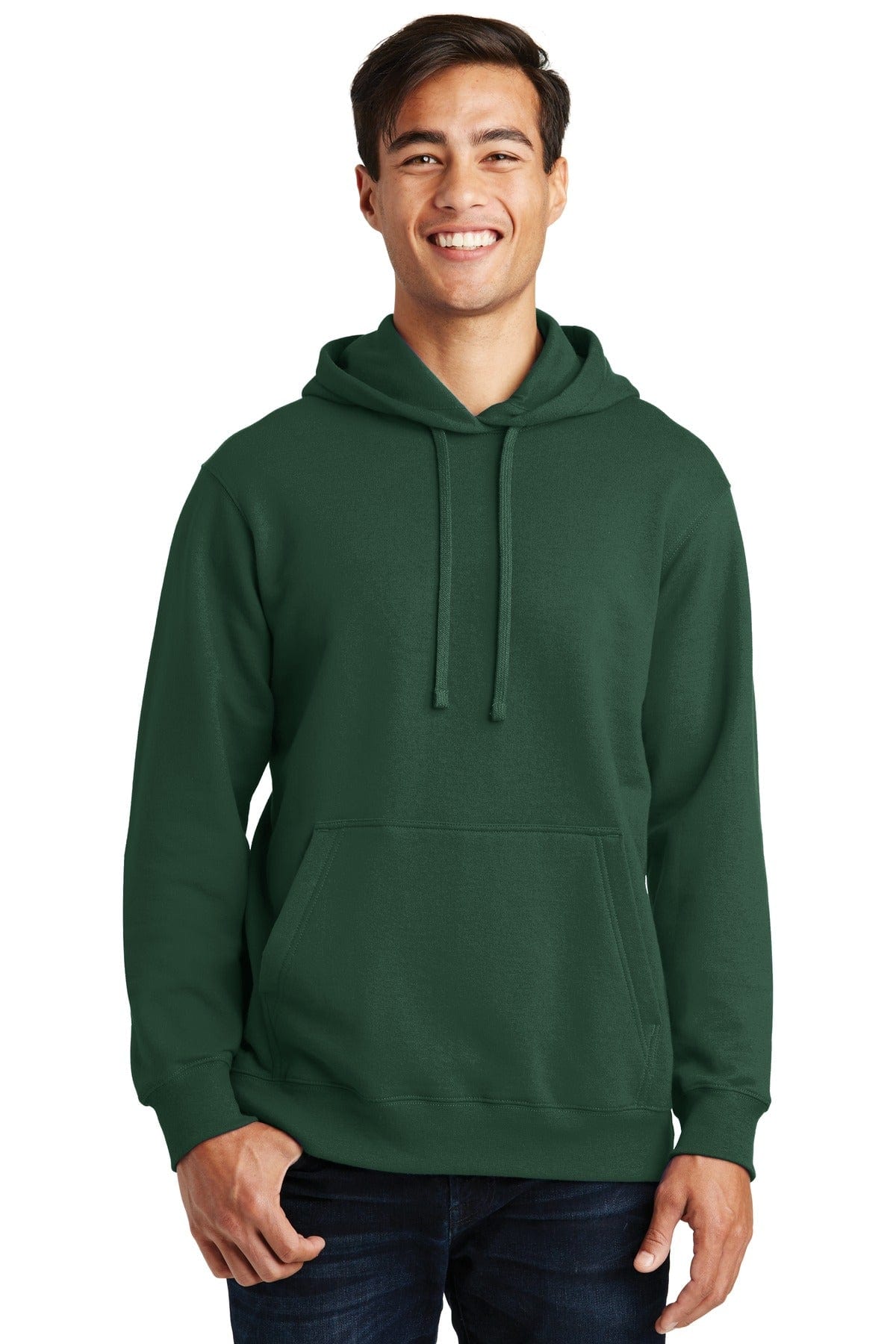 Port Sweatshirts/Fleece XS / Forest Green Port & Company ®  Fan Favorite Fleece Pullover Hooded Sweatshirt. PC850H