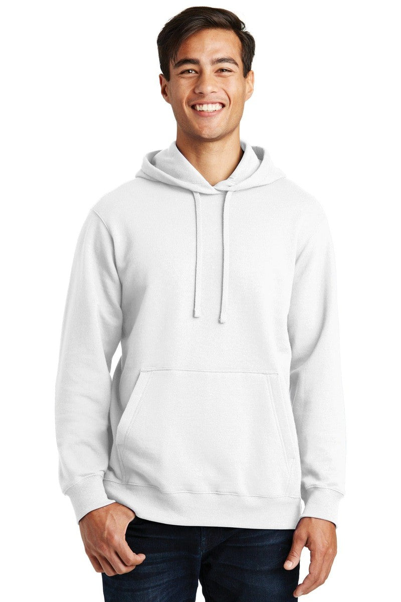 Port Sweatshirts/Fleece XS / White Port & Company® Fan Favorite Fleece Pullover Hooded Sweatshirt. PC850H