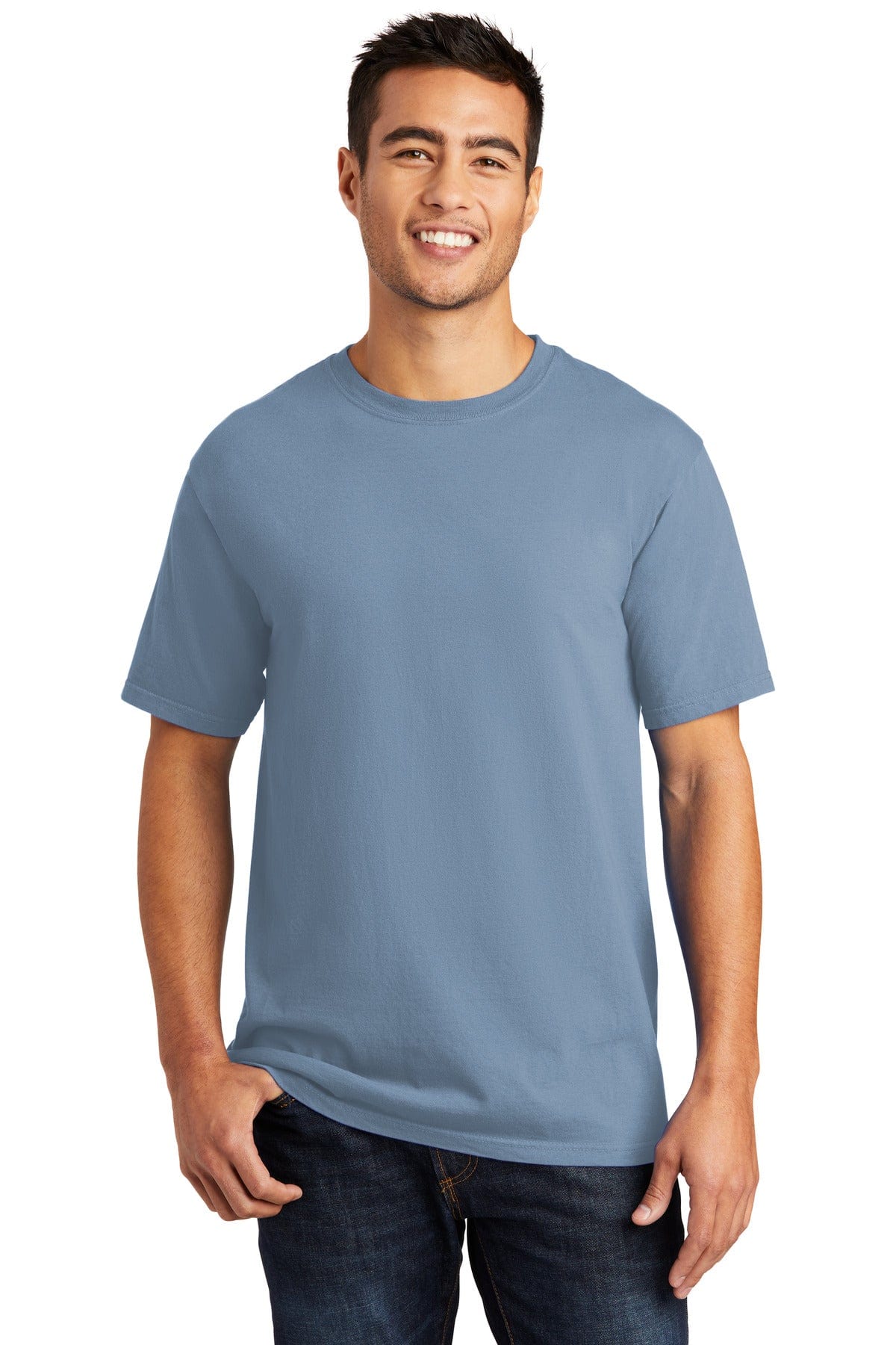 Port T-Shirts 2XL / Faded Denim Port & Company ®  Beach Wash ™  Garment-Dyed Tee. PC099, Traditional Colors
