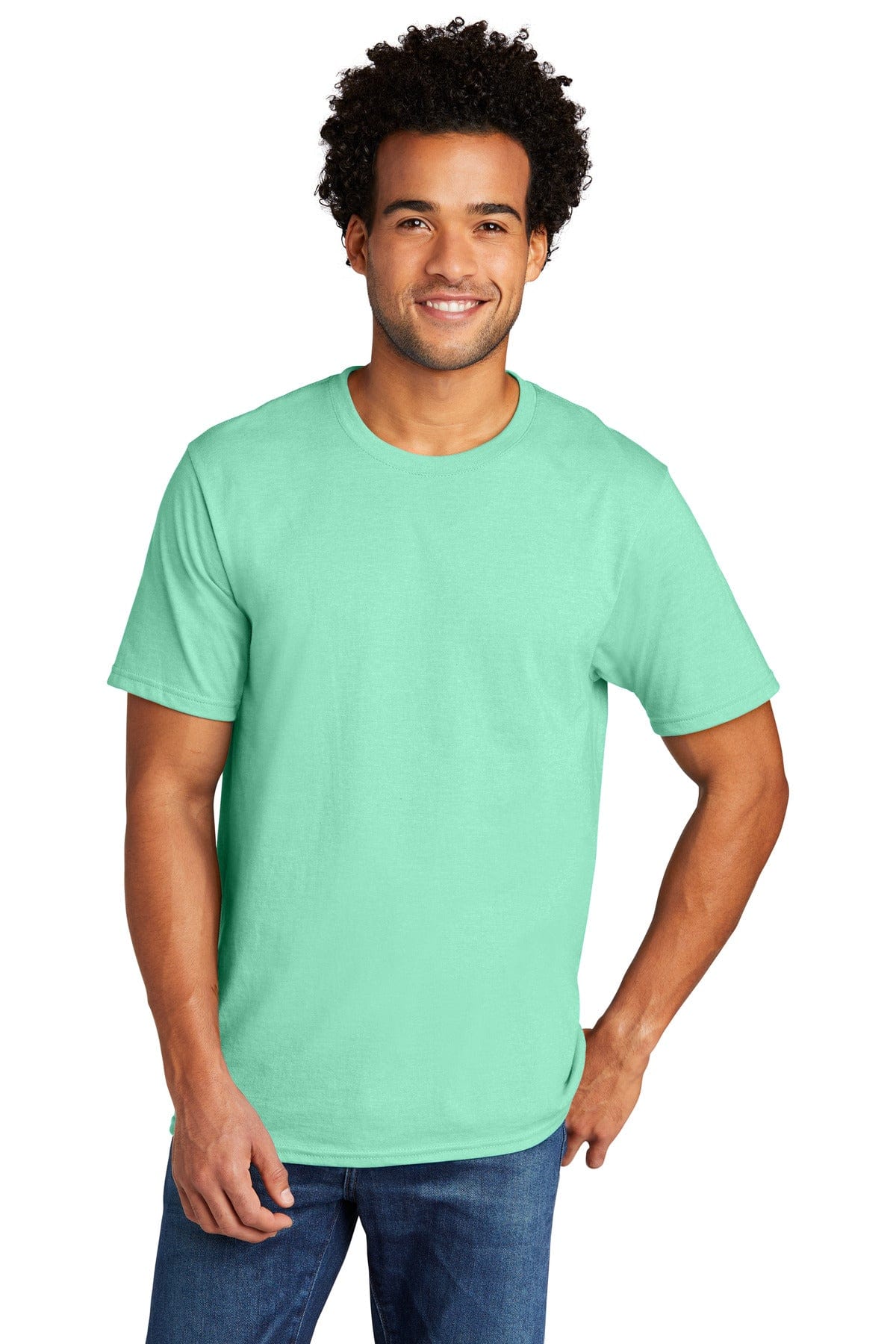 Port T-Shirts 3XL / Heather Jadeite Port & Company ®  Tri-Blend Tee. PC330, Basic Colors
