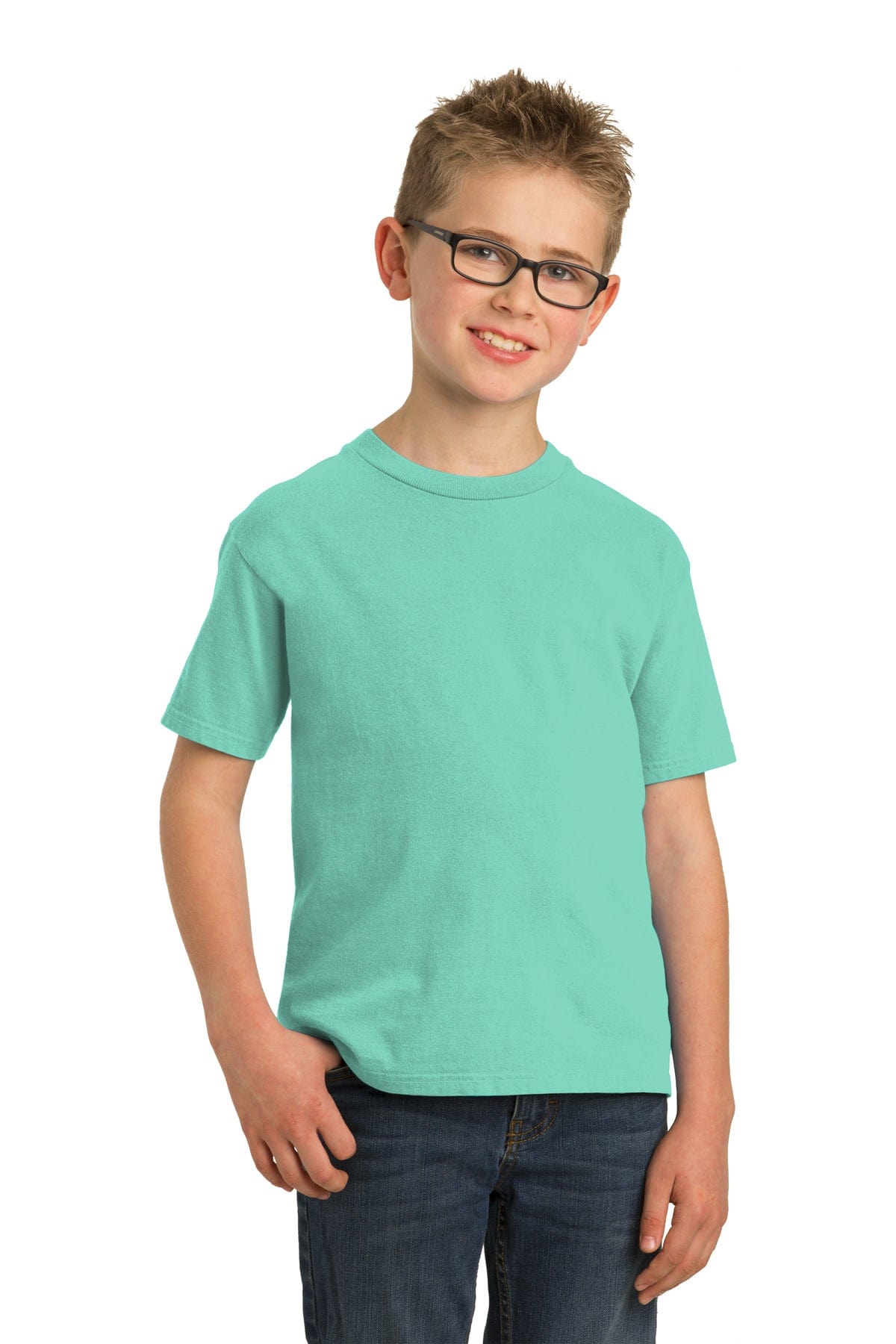 Port T-Shirts L / Cool Mint Port & Company ®  Youth Beach Wash ™  Garment-Dyed Tee. PC099Y