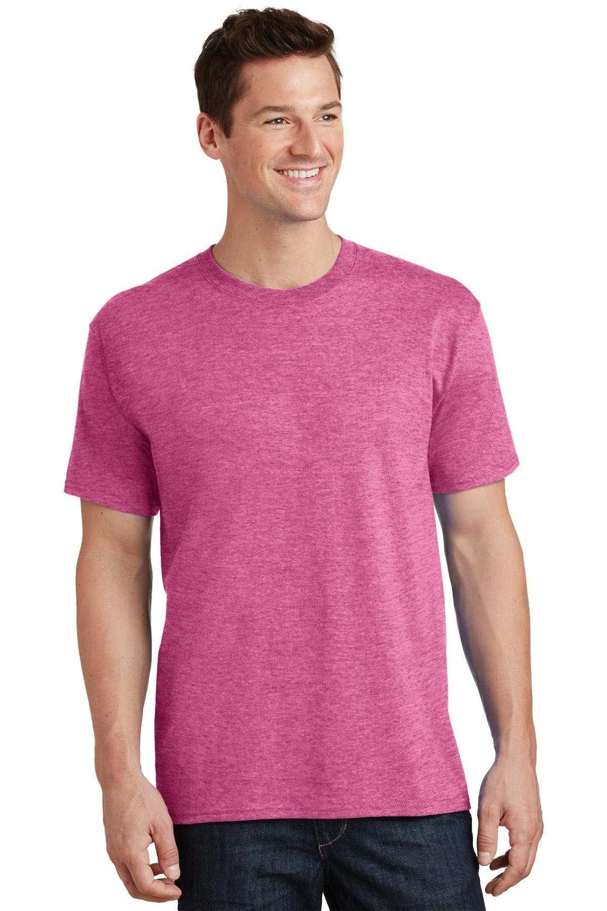 Port T-Shirts L / Heather Sangria Port & Company ®  - Core Cotton Tee. PC54