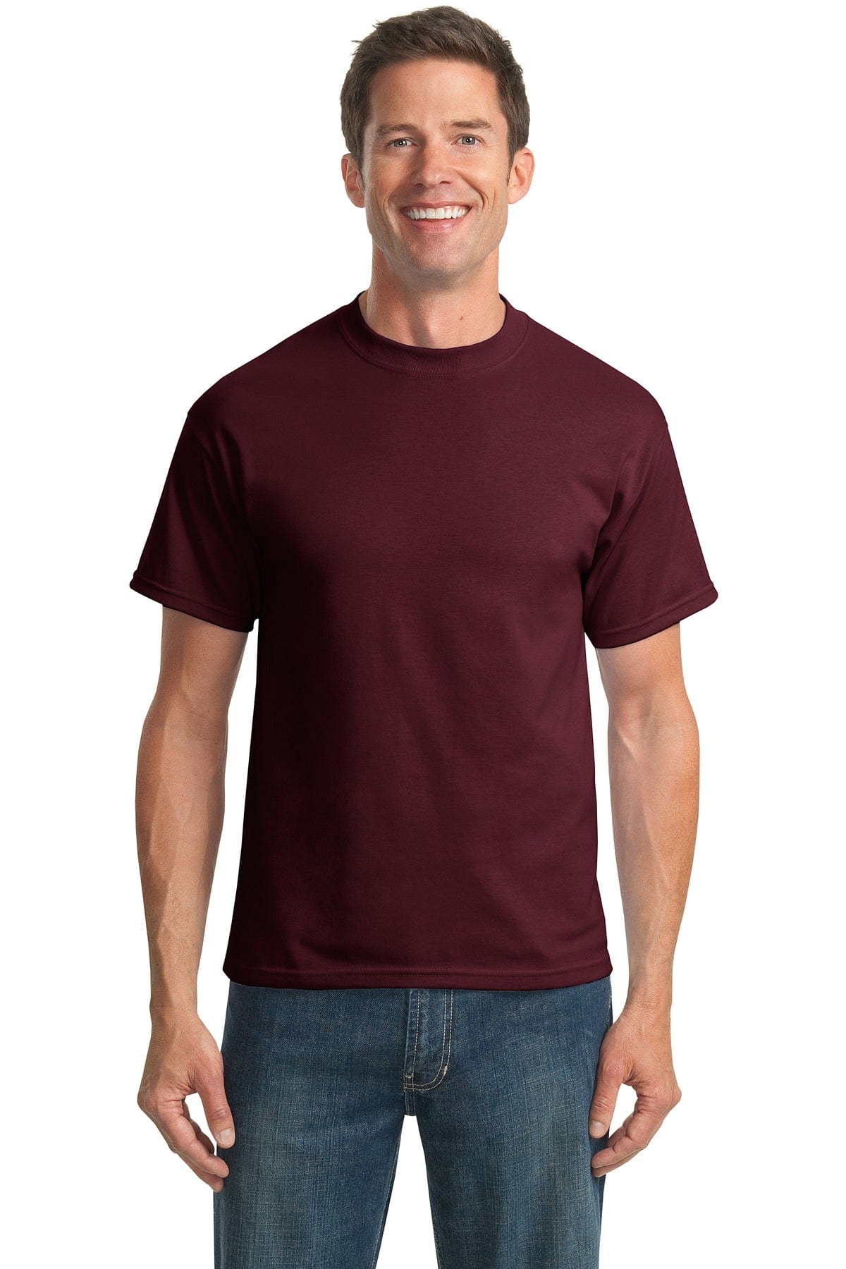 Port T-Shirts LT / Athletic Maroon Port & Company ®  Tall Core Blend Tee. PC55T