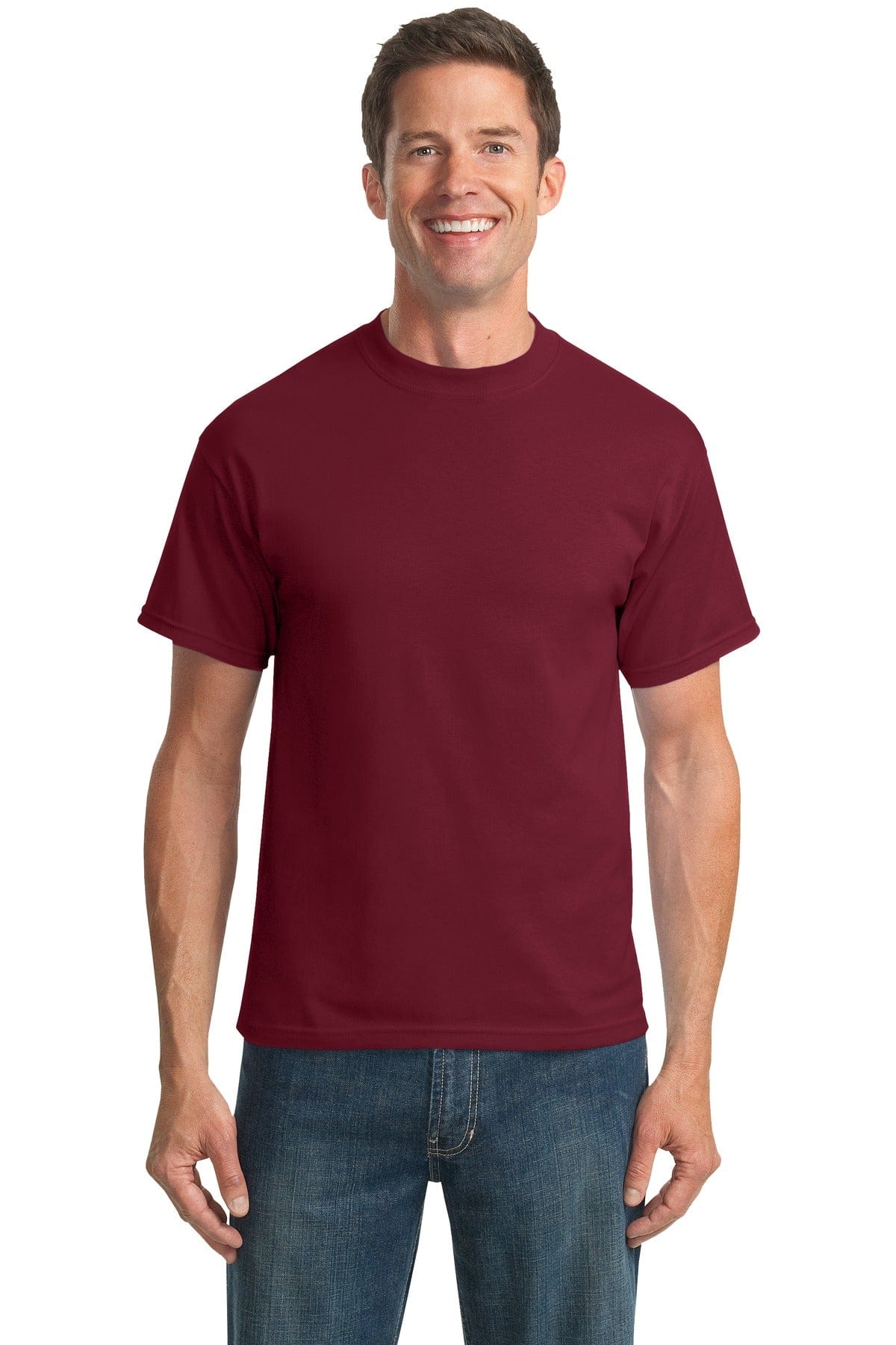 Port T-Shirts LT / Cardinal Port & Company ®  Tall Core Blend Tee. PC55T