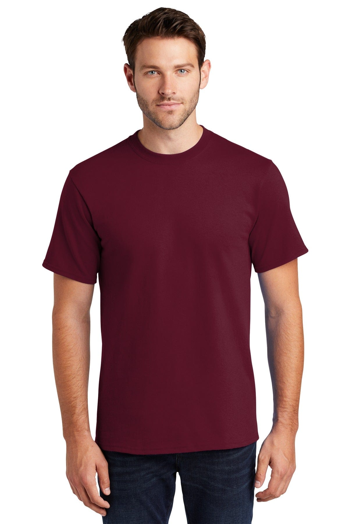 Port T-Shirts LT / Cardinal Port & Company ®  - Tall Essential Tee.  PC61T, Basic Colors