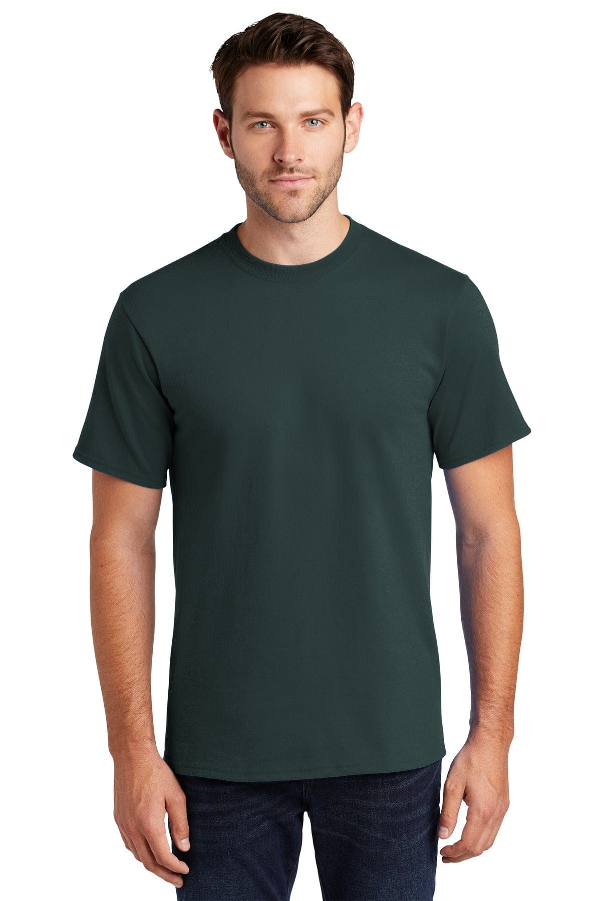 Port T-Shirts LT / Dark Green Port & Company ®  - Tall Essential Tee.  PC61T, Basic Colors