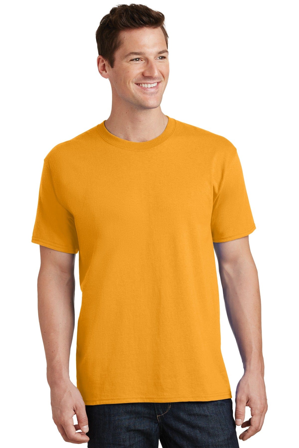 Port T-Shirts LT / Gold Port & Company ®  Tall Core Cotton Tee PC54T, Basic Colors