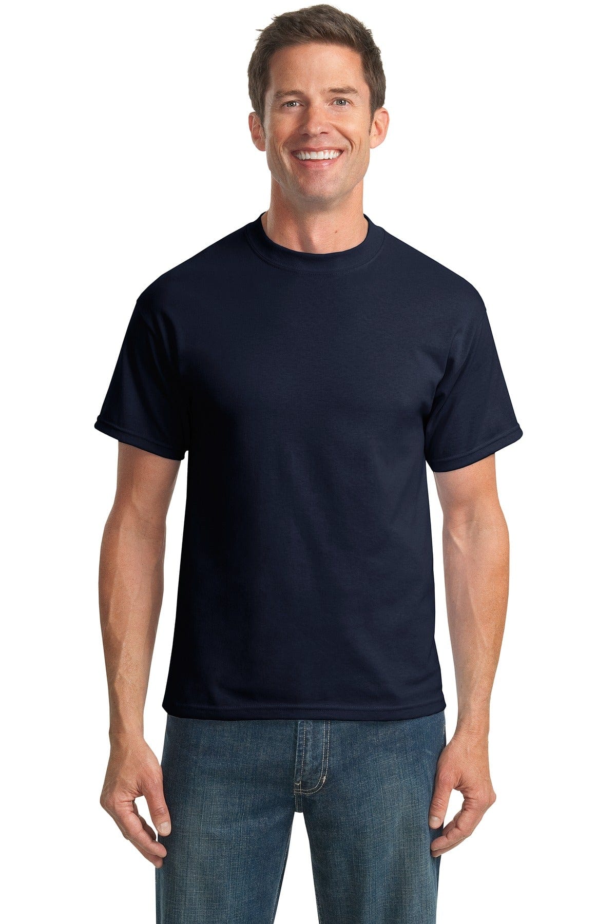 Port T-Shirts LT / Navy Port & Company ®  Tall Core Blend Tee. PC55T