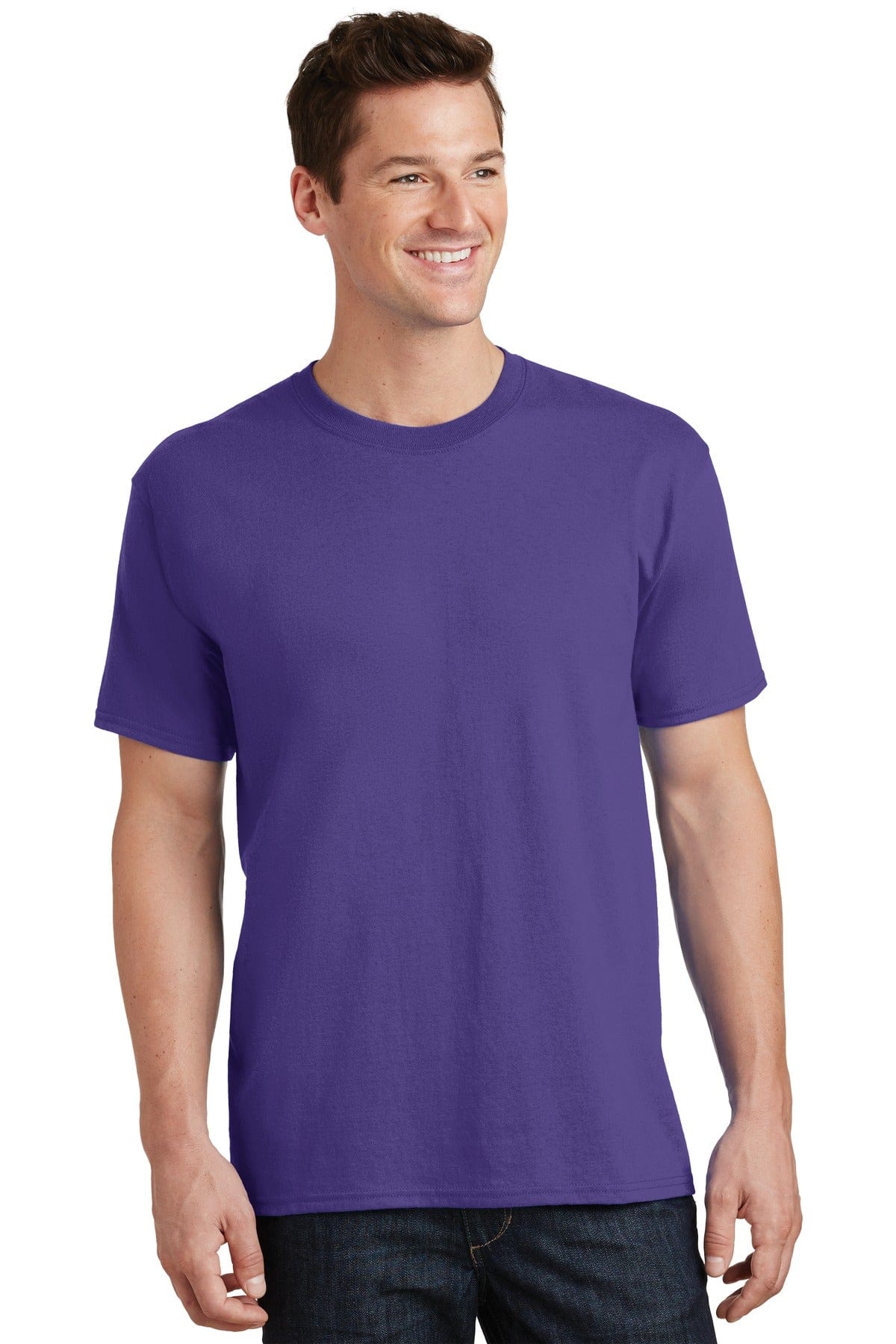 Port T-Shirts LT / Purple Port & Company ®  Tall Core Cotton Tee PC54T