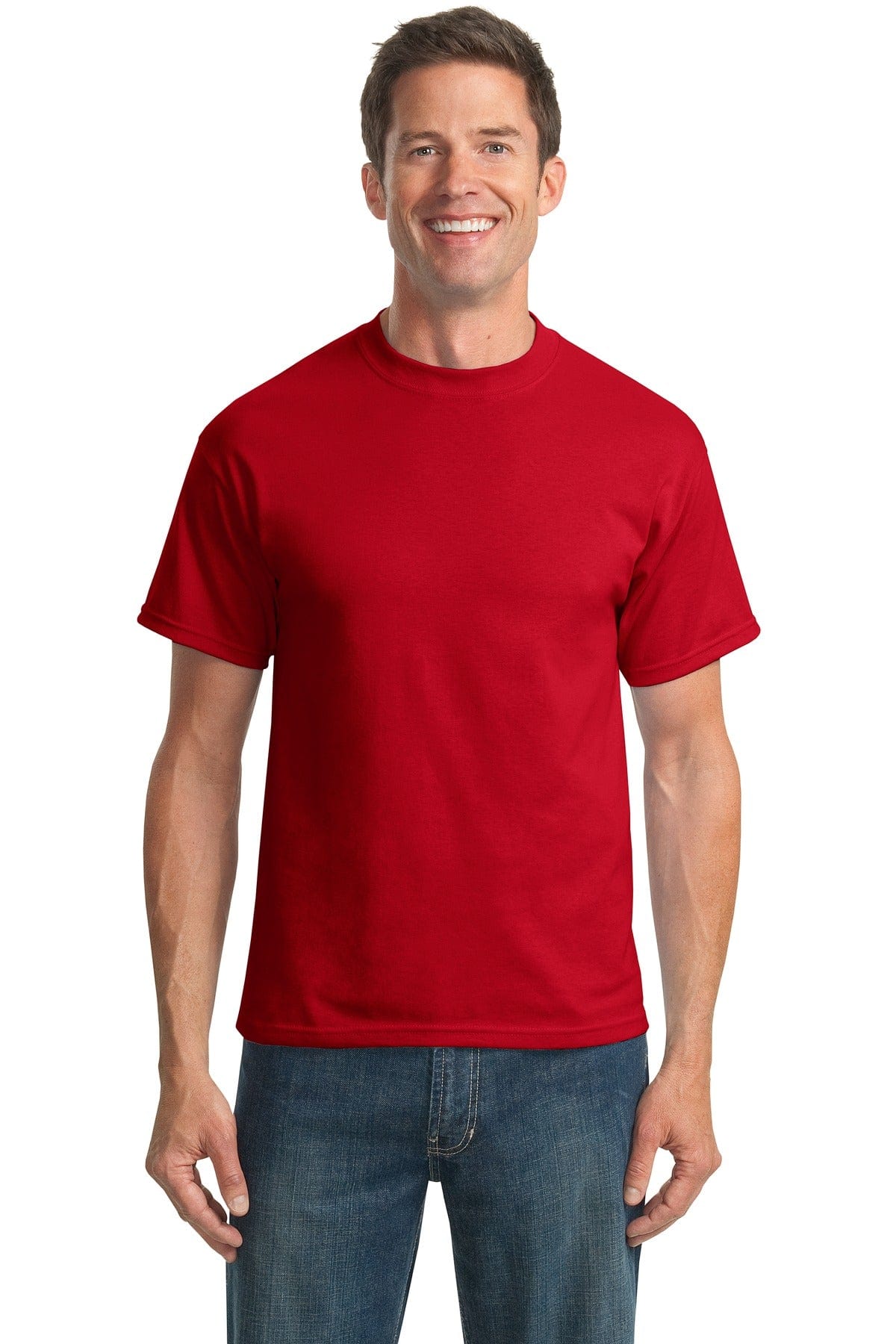 Port T-Shirts LT / Red Port & Company ®  Tall Core Blend Tee. PC55T, Basic Colors
