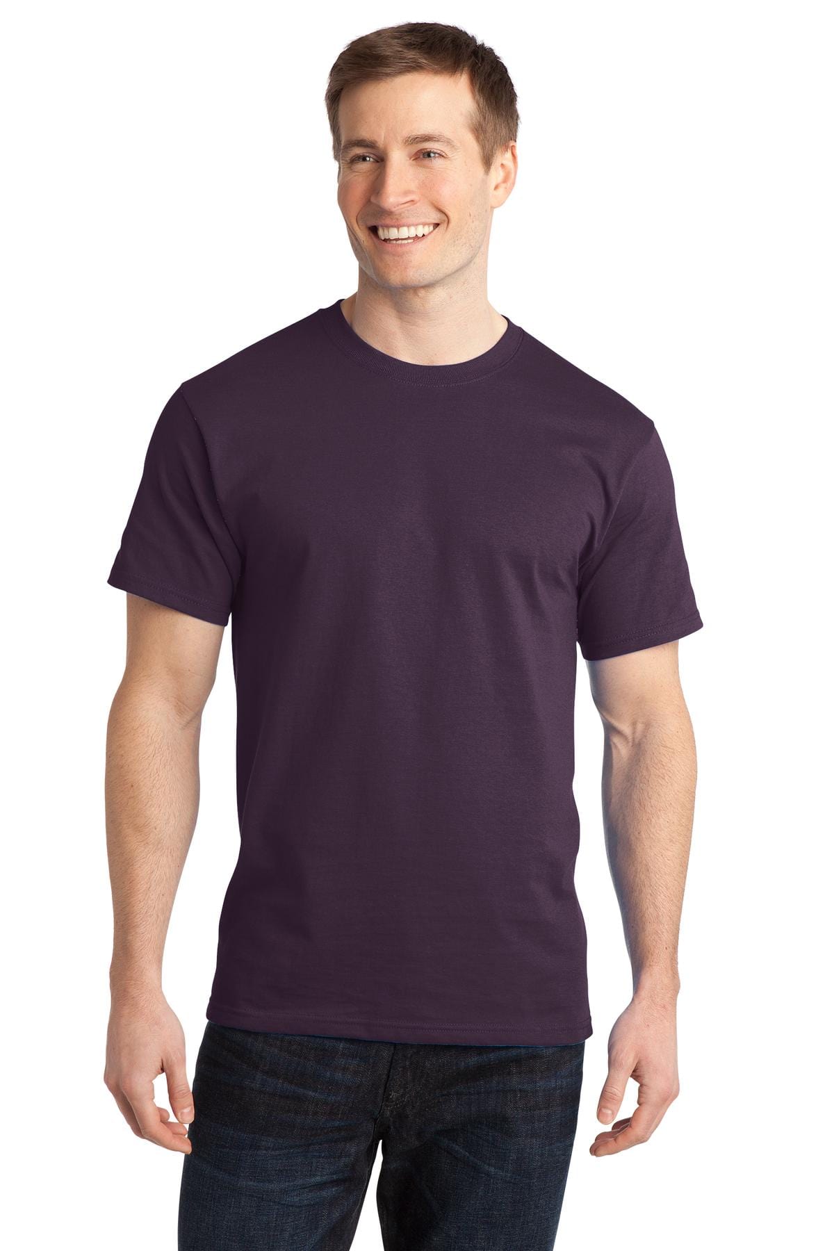 Port T-Shirts M / Eggplant Port & Company ®  - Ring Spun Cotton Tee. PC150