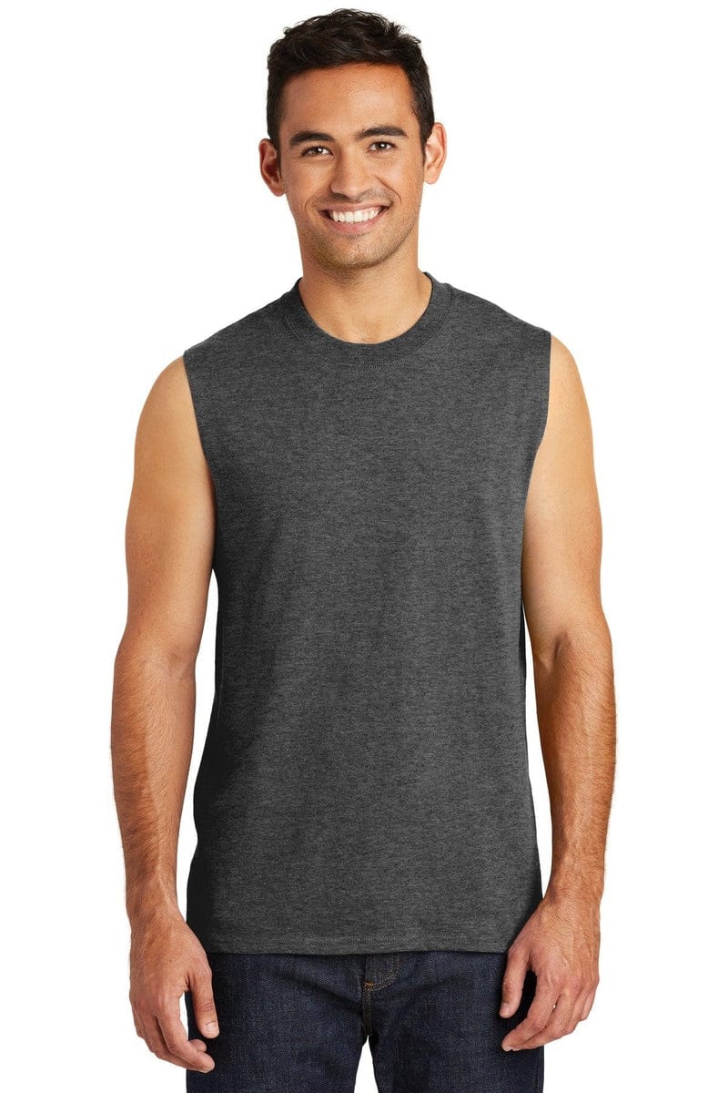 Port T-Shirts Port & Company  ®  Core Cotton Sleeveless Tee. PC54SL