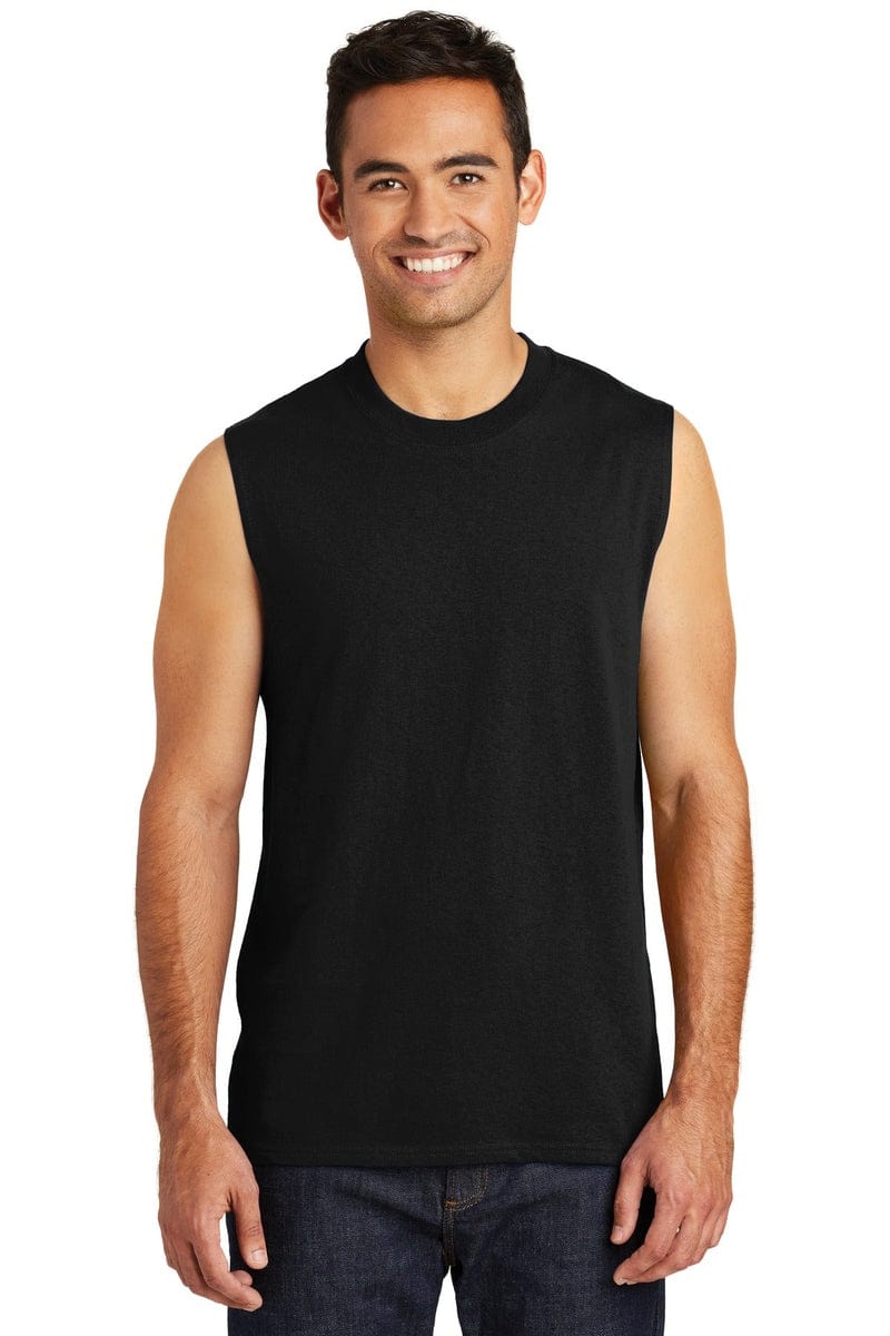 Port T-Shirts Port & Company  ®  Core Cotton Sleeveless Tee. PC54SL
