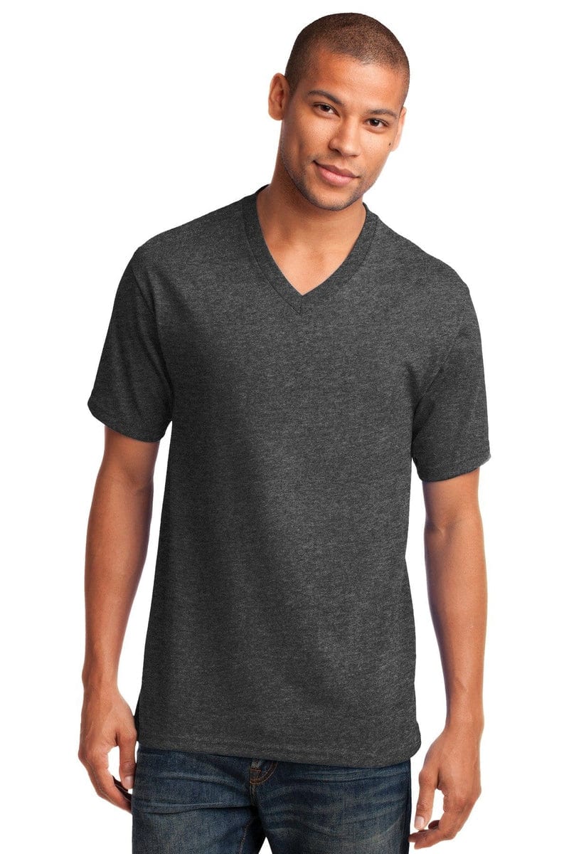 Port T-Shirts Port & Company ®  Core Cotton V-Neck Tee. PC54V, Basic Colors
