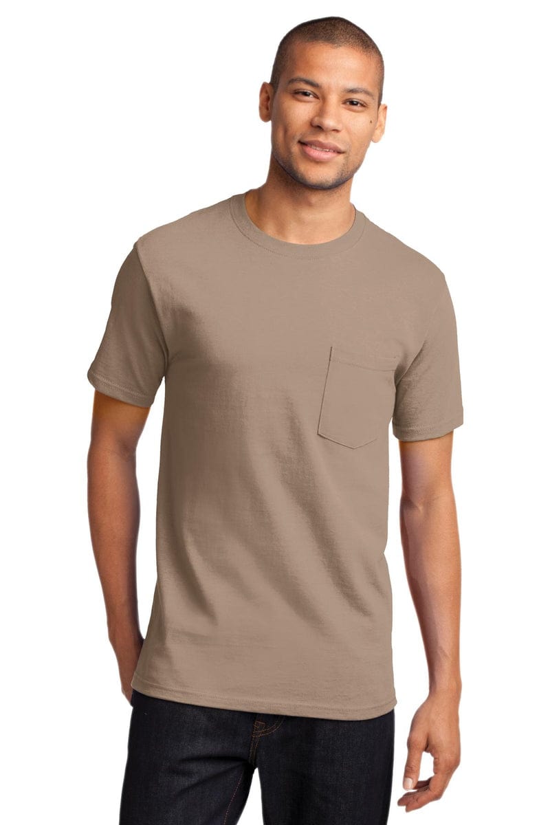 Port T-Shirts Port & Company ®  - Essential Pocket Tee. PC61P, Basic Colors